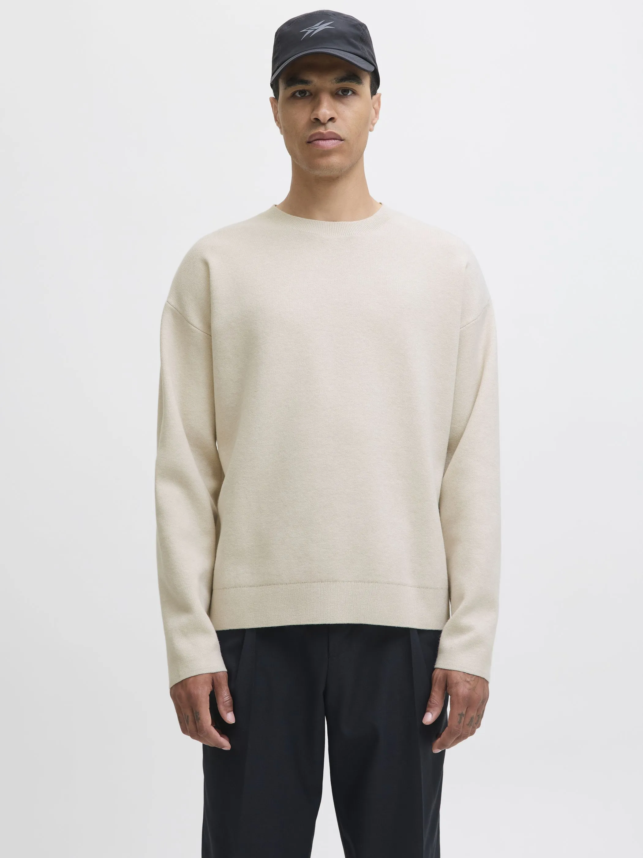Jack&Jones Premium 12259649 JPRBLABRADFORT KNIT C Beige 916181 176688001 4