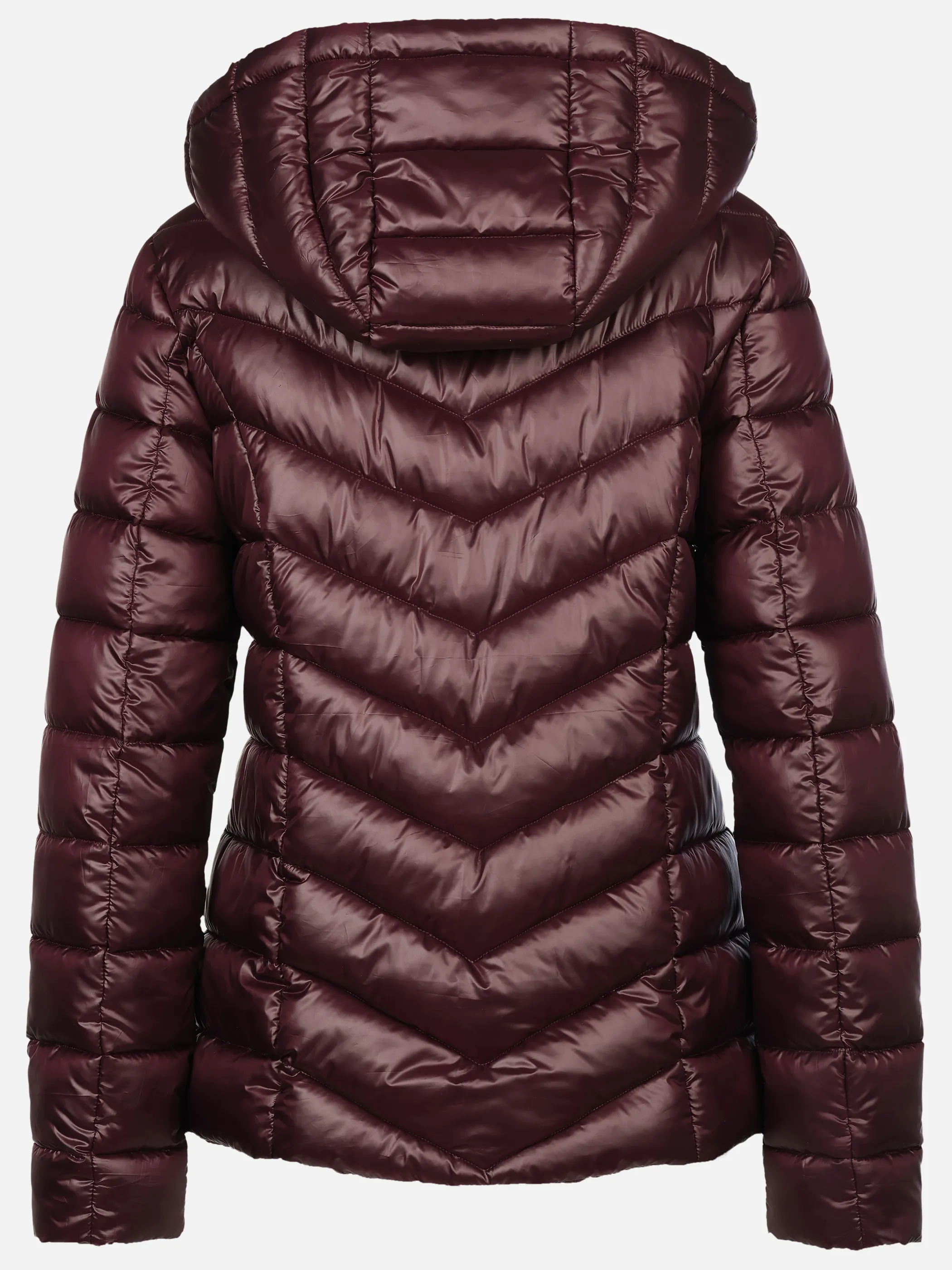 Sure Da. Steppjacke mit abnehmbarer Kapuze Rot 928651 BURGUND 2