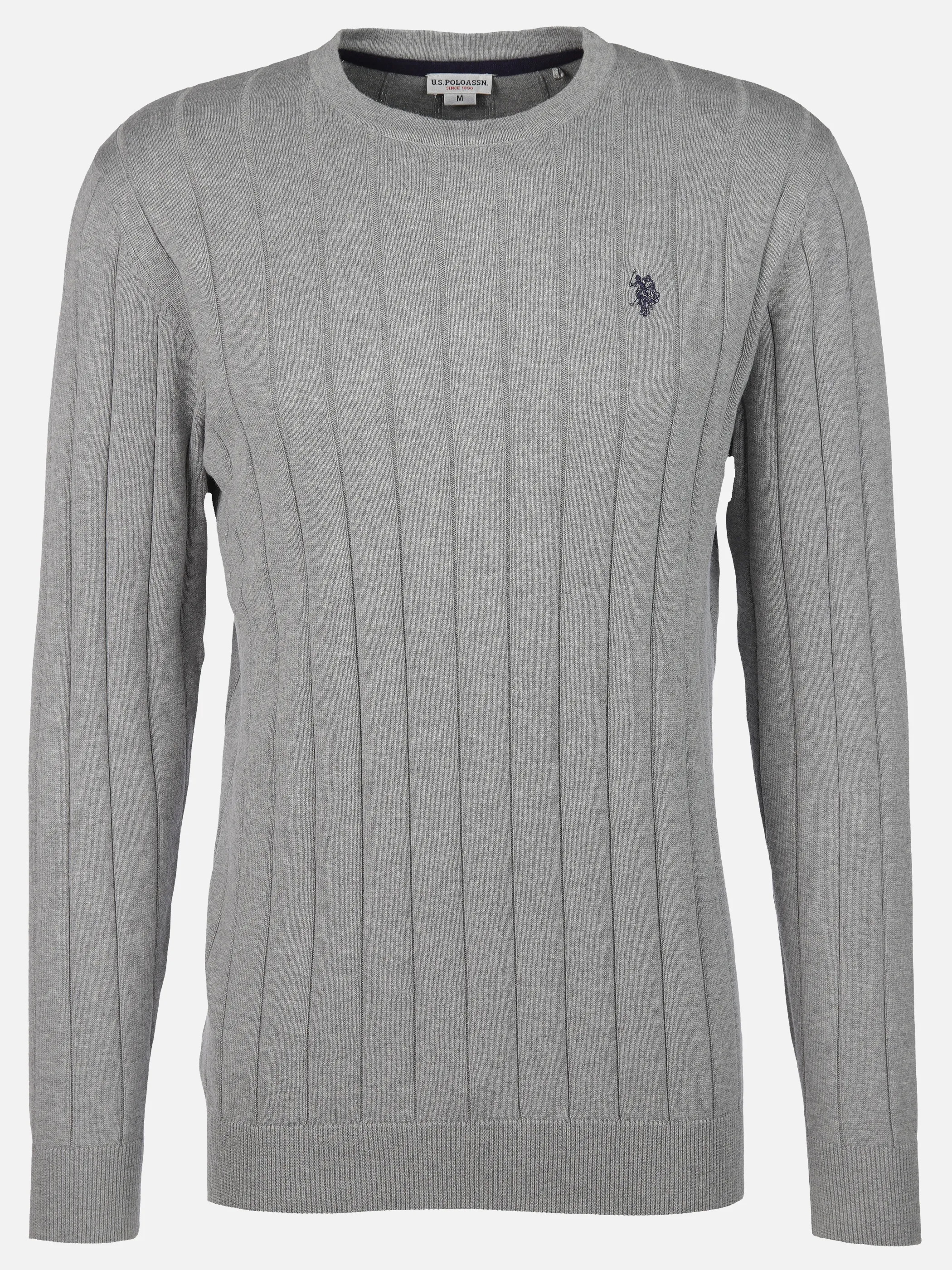 U.S. Polo Assn. He. Pullover RH Zopf Grau 911145 282 1 U.S. Polo Assn. He. Pullover RH Zopf Grau 911145 282 1