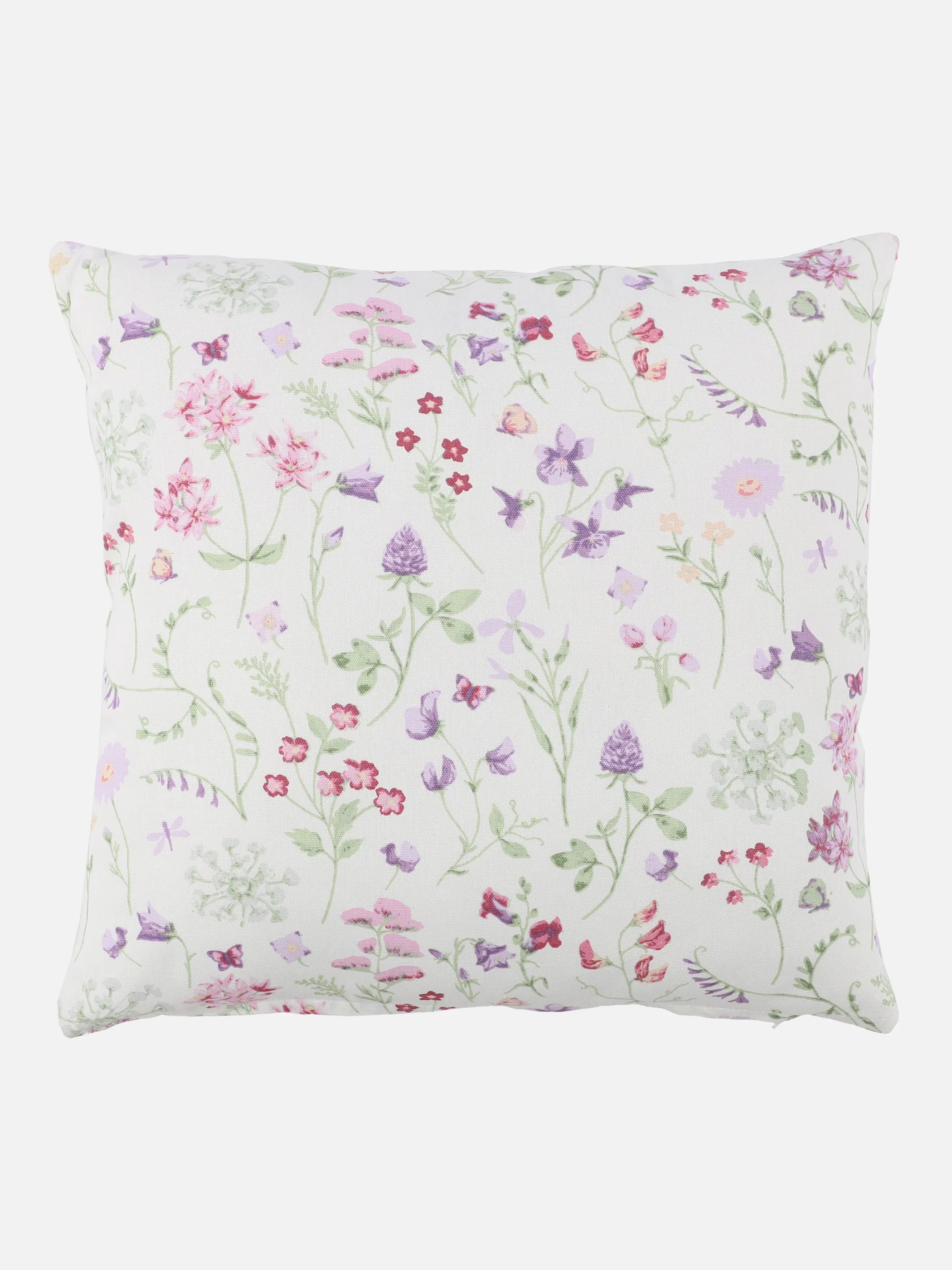 Dream House Kissen 45x45 Blumendruck Weiß 875989 WEIß GEM. 1