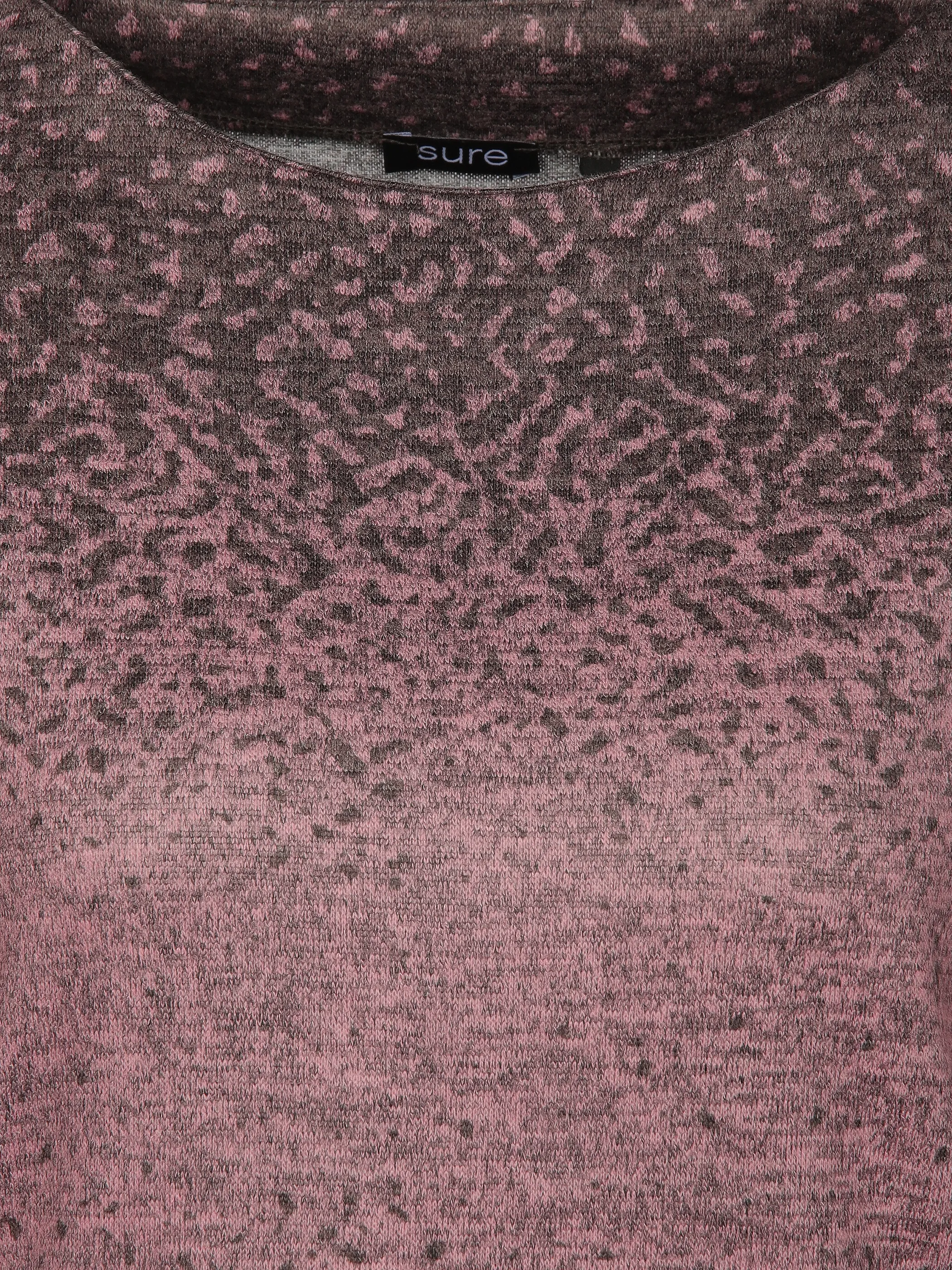 Sure Da-Print Flauschshirt Lila 916305 LILAS/FUDG 3