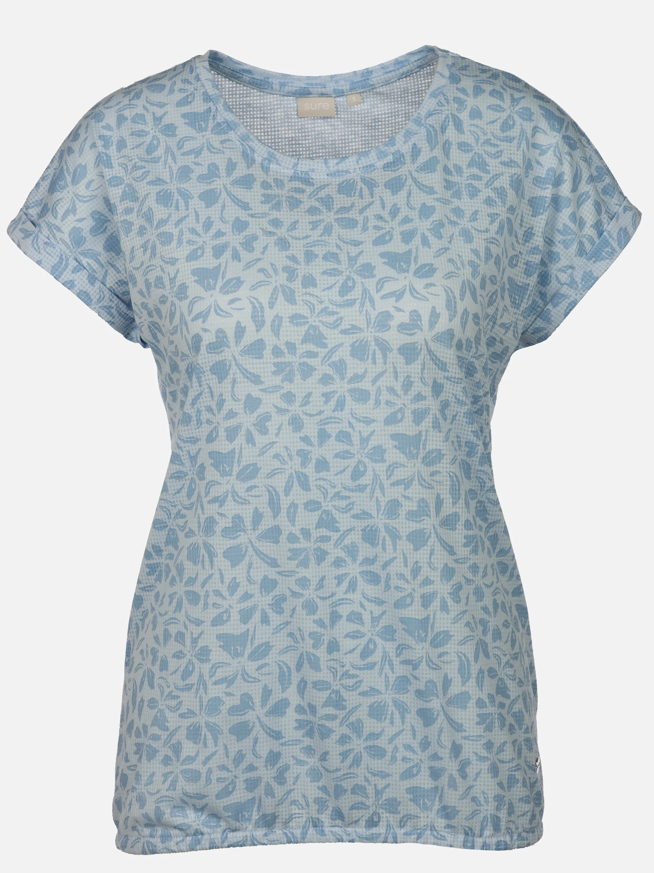 Sure Da-Ausbrenner-T-Shirt Blau 922305 WINDSURFER 1