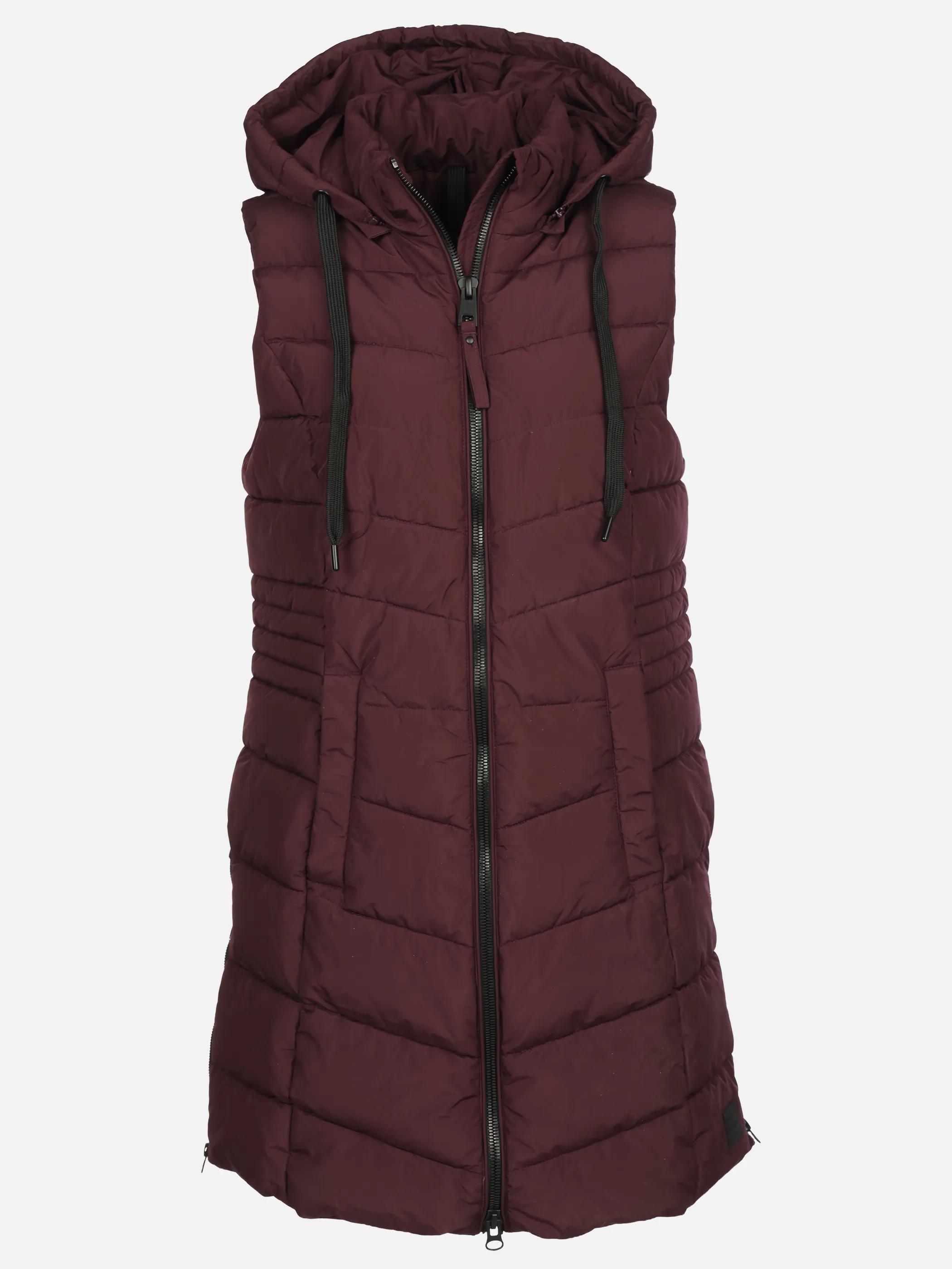 Sure Da. Steppweste mit abnehmbarer Kapuze Rot 928653 BORDEAUX 1