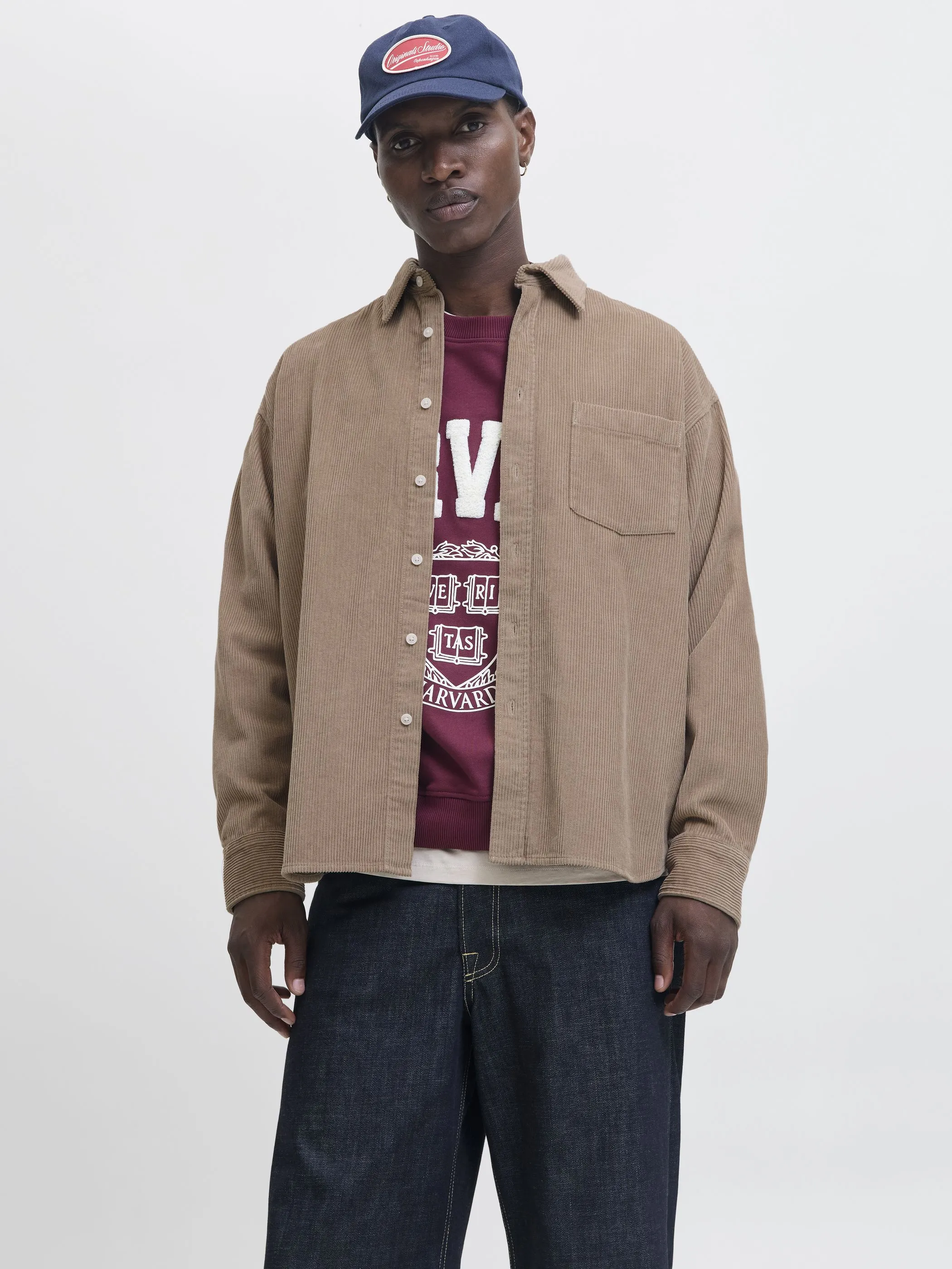 Jack Jones 12283794 JORINWOOD OVERSIZED C Braun 917580 302783 5