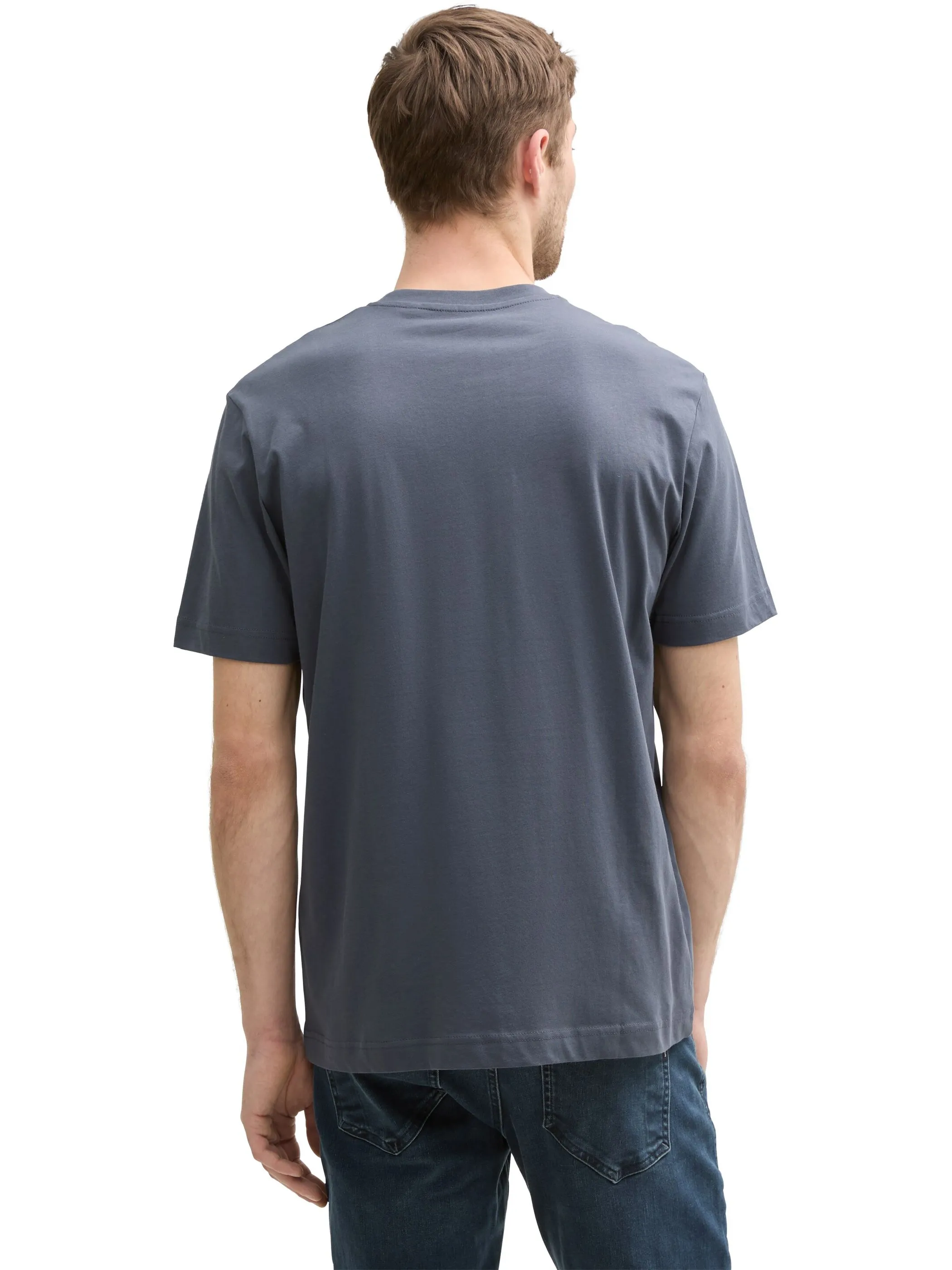 Tom Tailor 1037735 NOS logo tee Grau 884276 10306 2