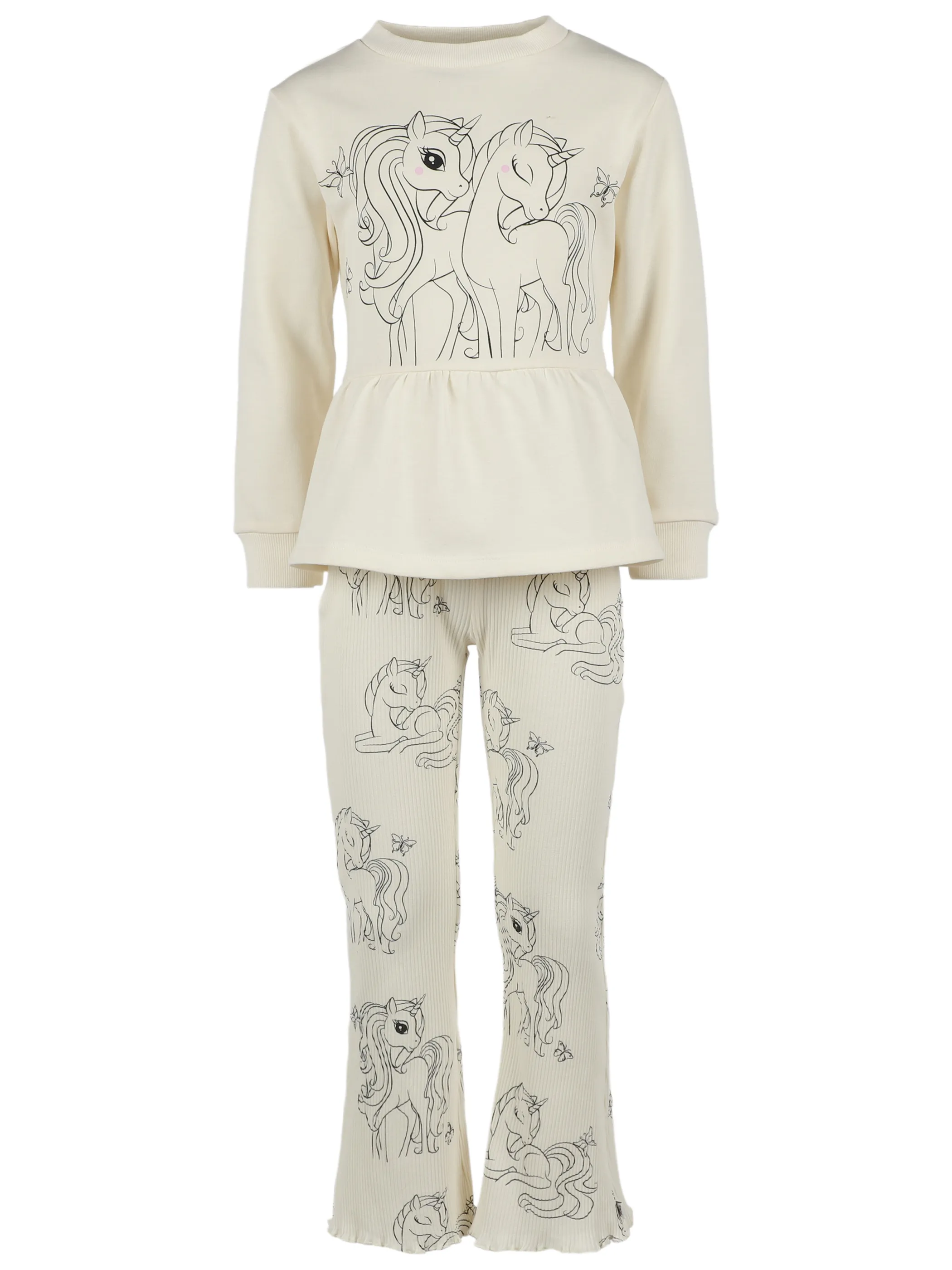 One Way MG Set Sweatshirt mit Einhornprint+Legging Beige 921612 BEIGE 1