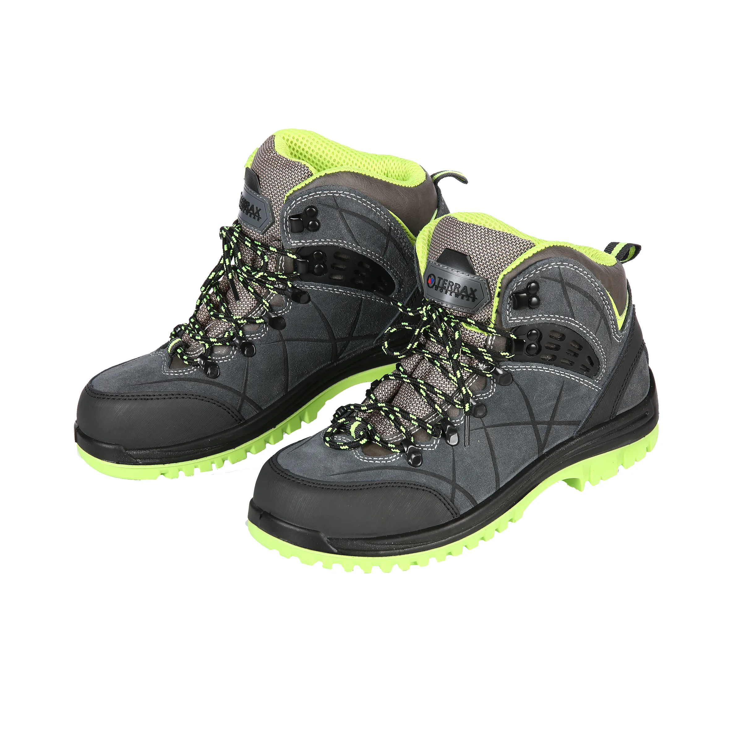 Worker He. Sicherheitsstiefel Grau 803475 GRAU/GRÜN 1