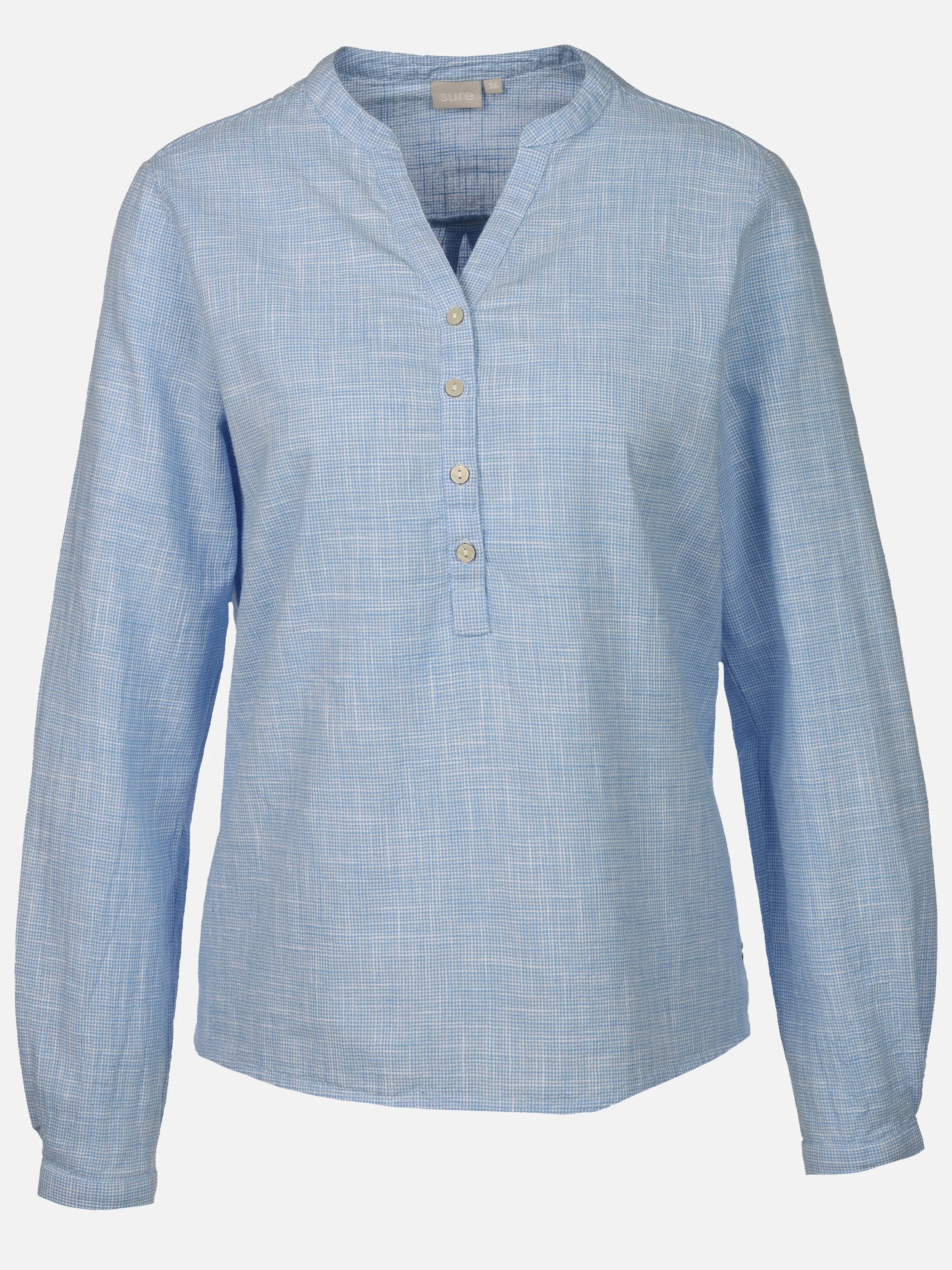 Sure Da-Langarm-Bluse Blau 922454 BLUE 1