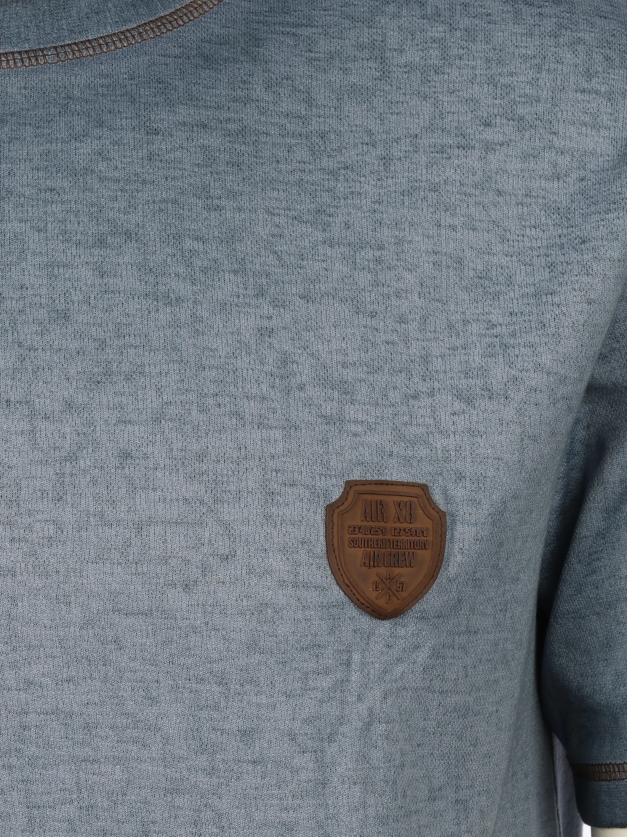 Southern Territory He. T-Shirt 1/2 Arm Struktur Marine 928833 NAVY 3