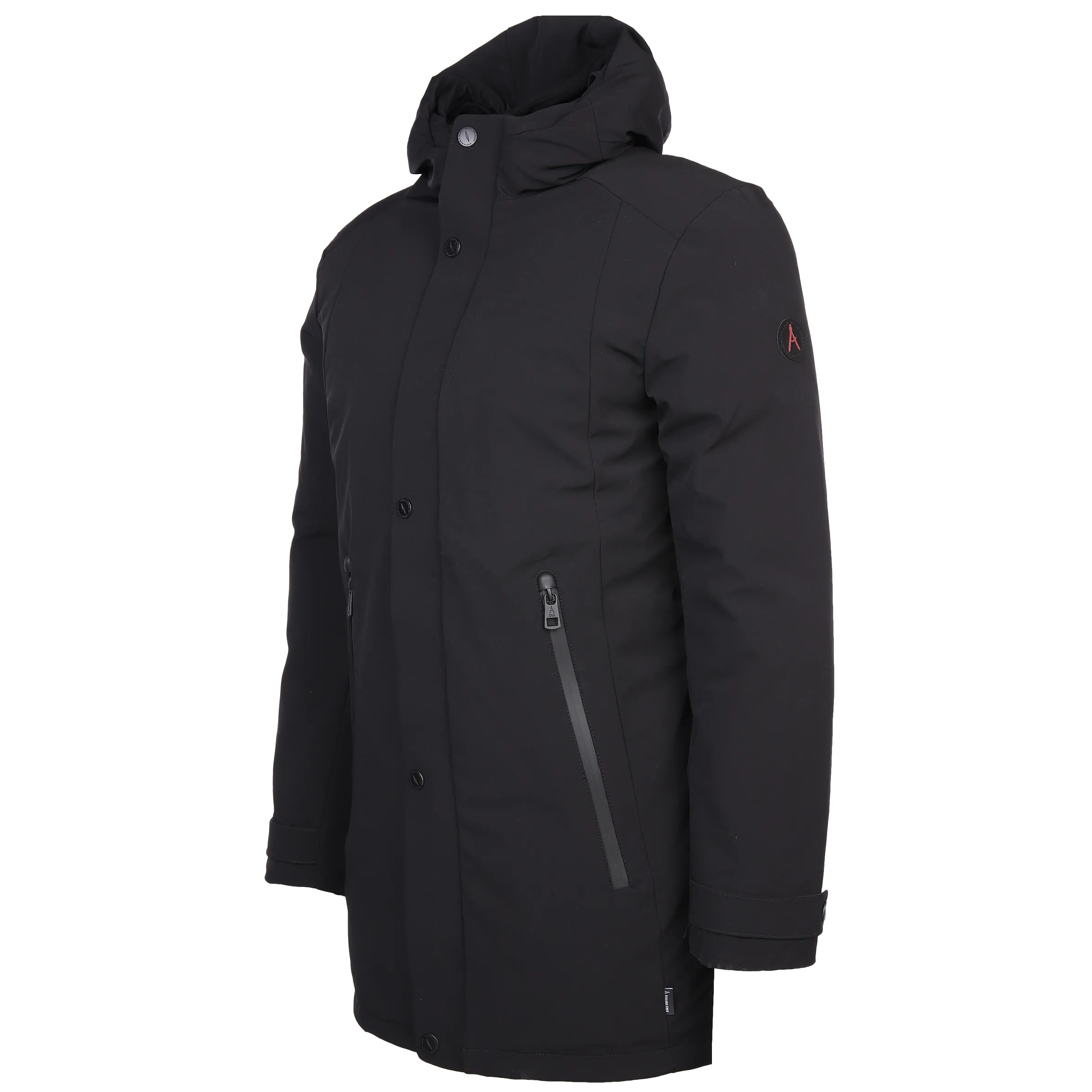 Jim Spencer He. Jacke lang Schwarz 887904 BLACK 3 Jim Spencer He. Jacke lang Schwarz 887904 BLACK 3
