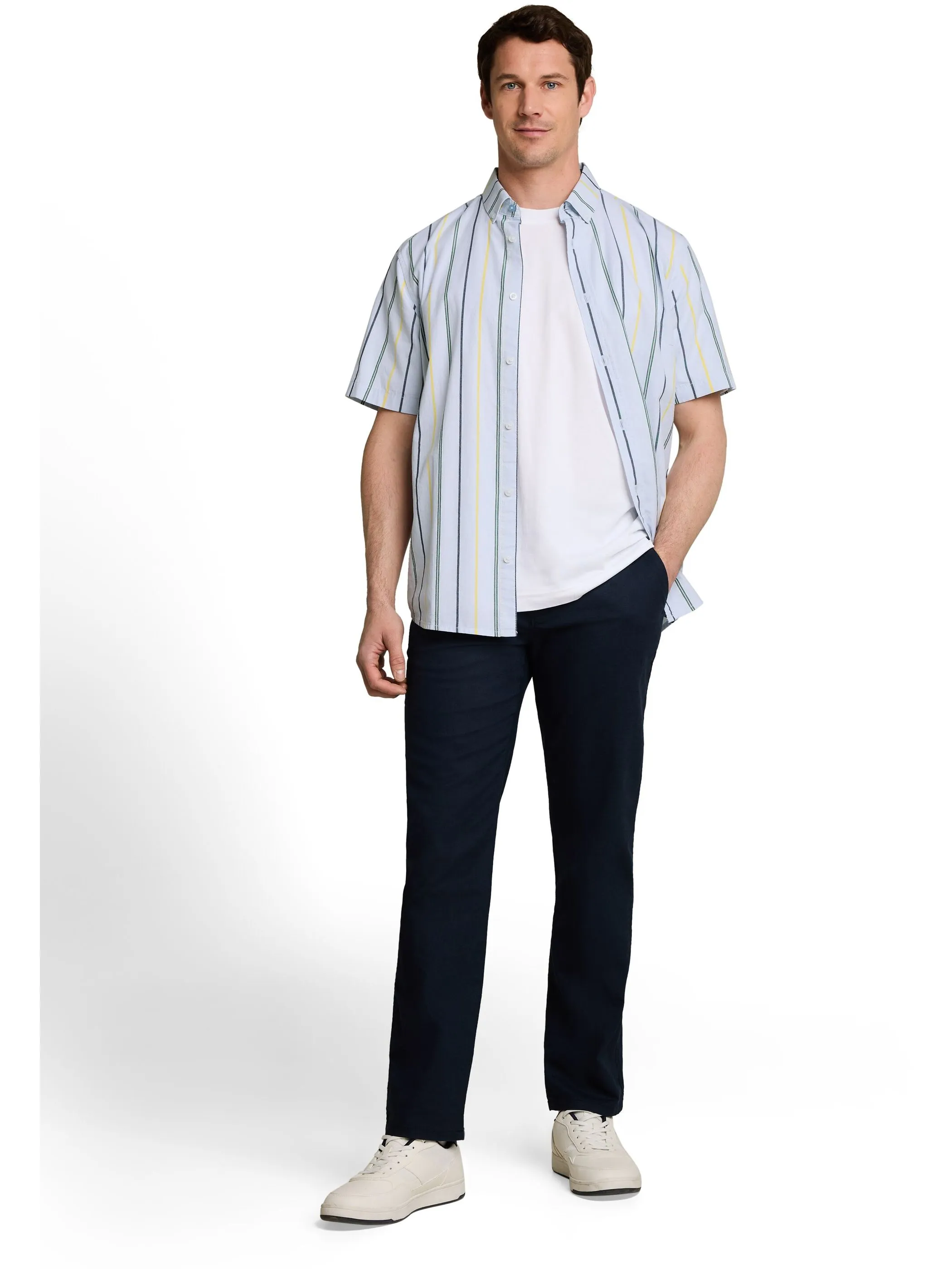 Tom Tailor 1050951 colorful striped oxford shirt Blau 926459 40212 4