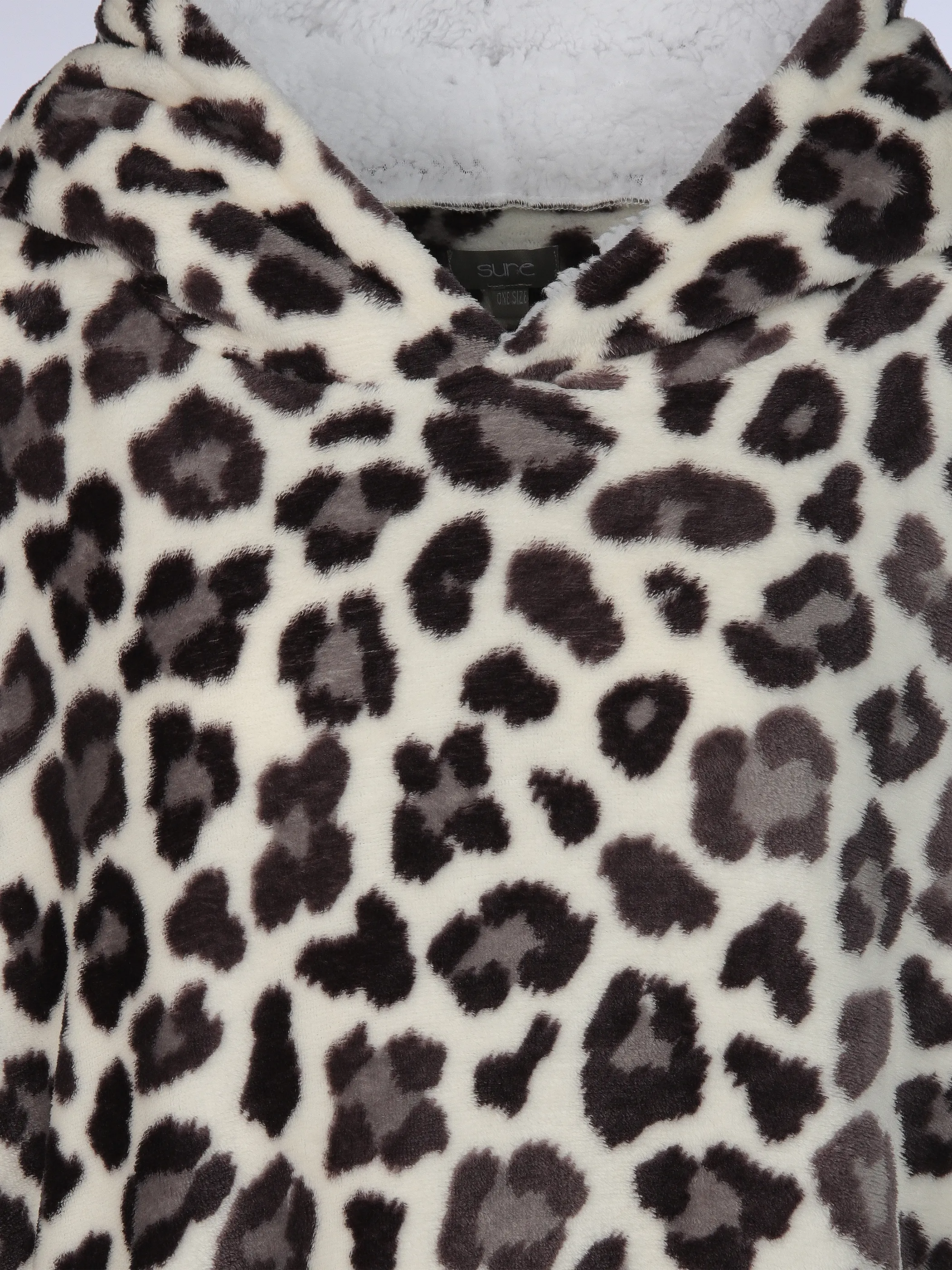 Sure Da. Kuschelfleece Hoodies Grau 916188 LEO1 3
