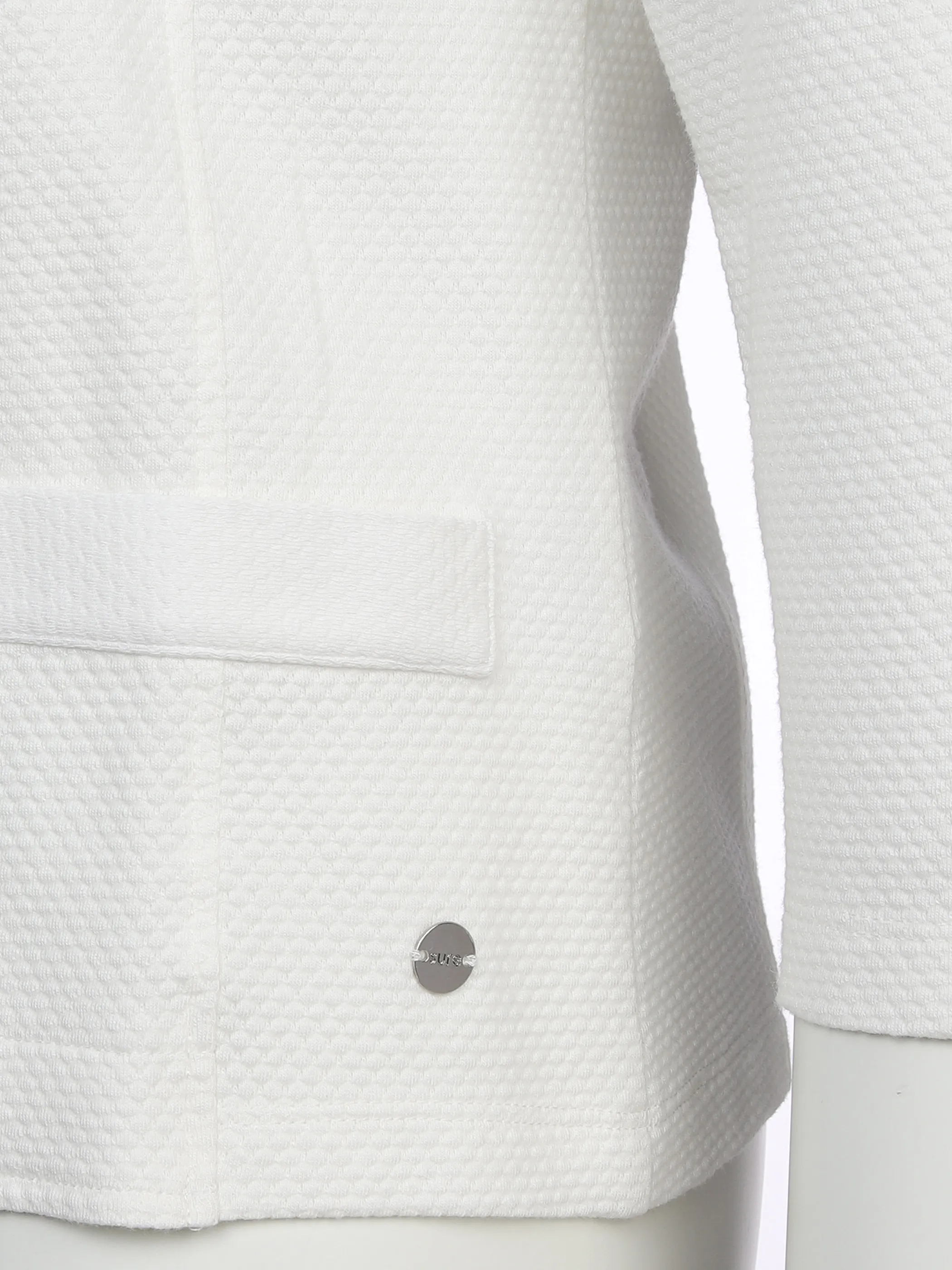 Sure Da-Jacquard Cardigan m.3/4 Arm Weiß 876253 OFFWHITE 3
