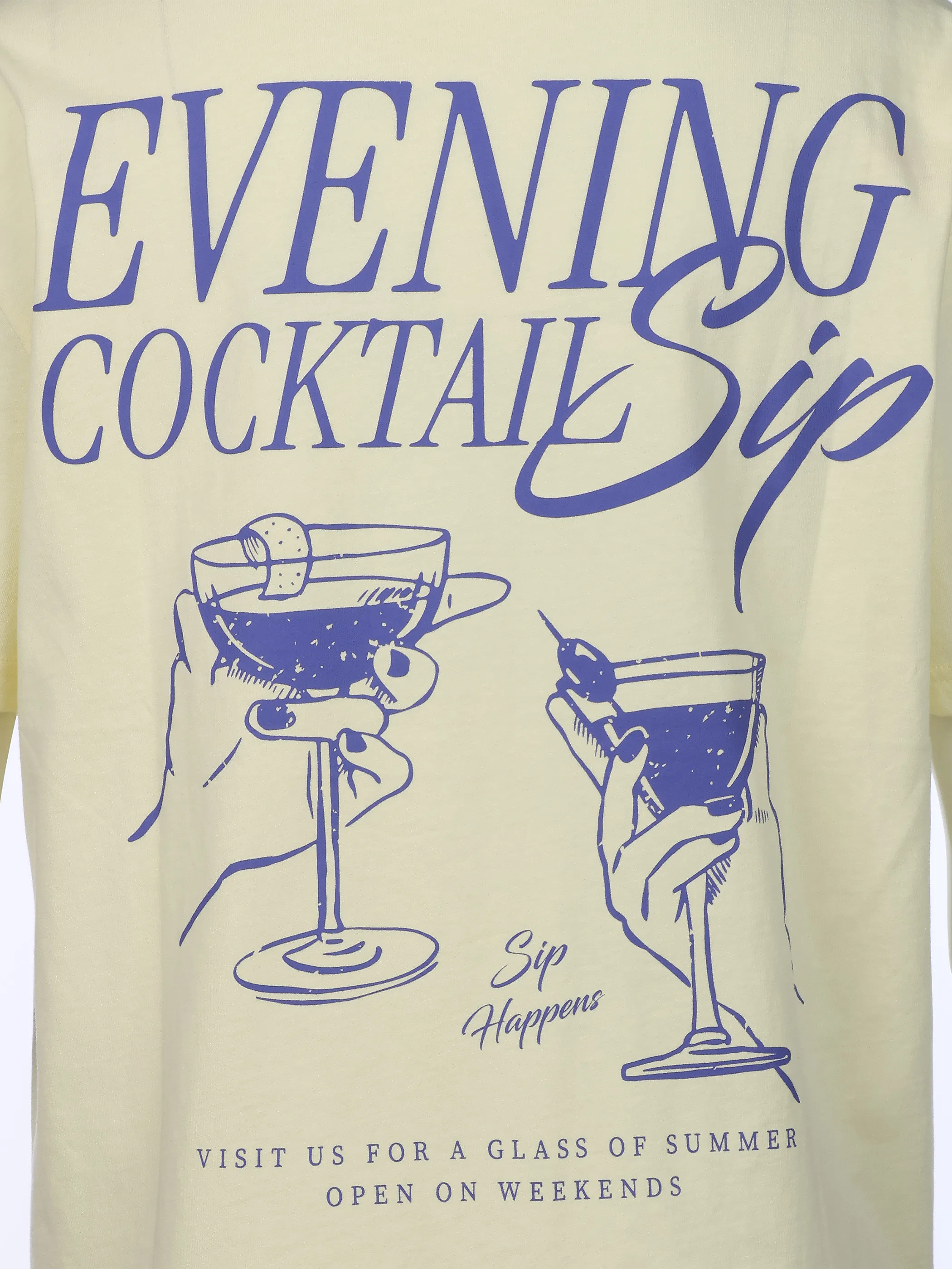 IX-O D12022AH02738AAWG YF Da-T-Shirt mit Backprint Gelb 925935 10100 3