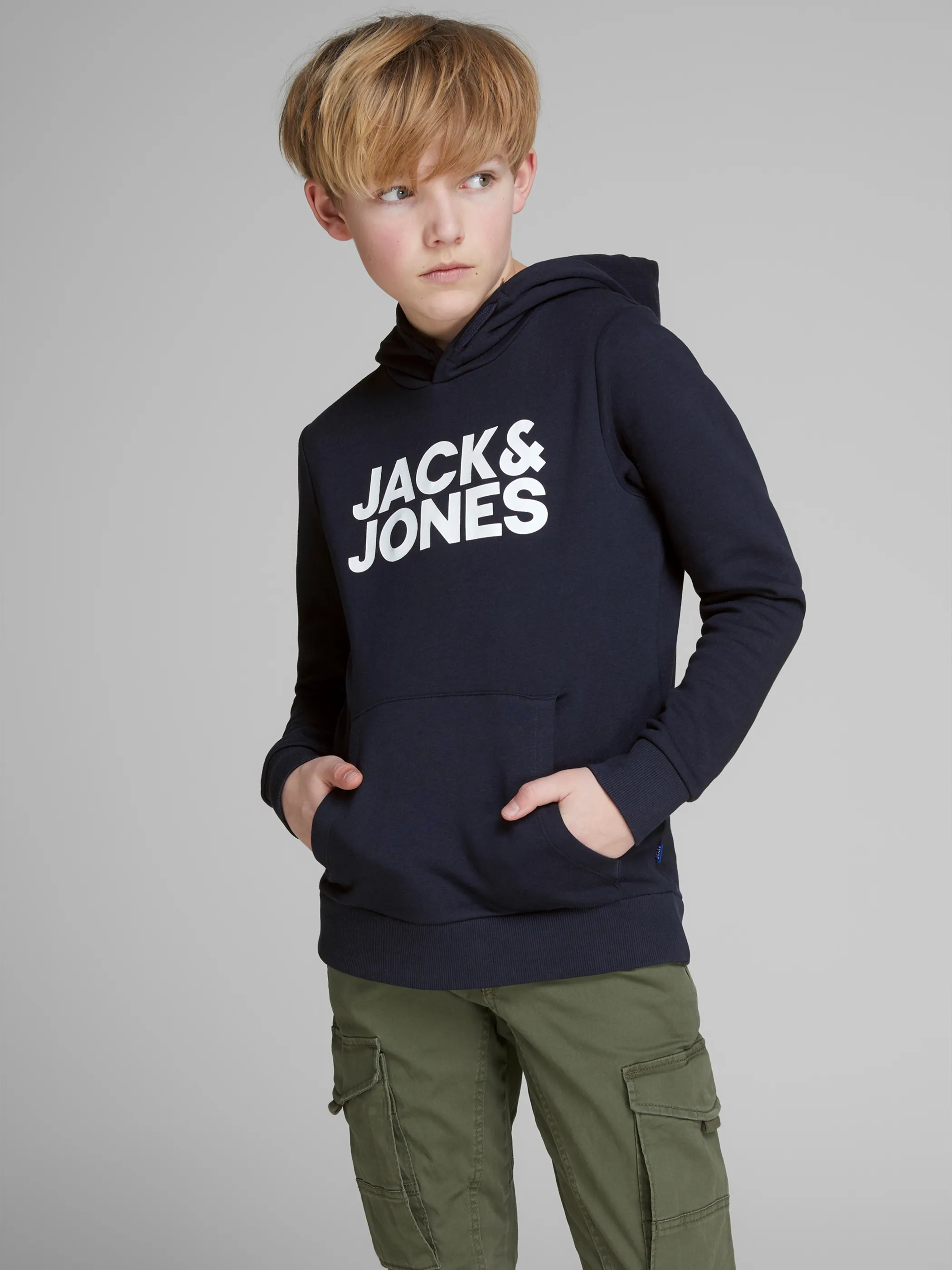 Jack&Jones Junior 12152841 JJECORP LOGO SWEAT HO Blau 847246 175876006 3 Jack&Jones Junior 12152841 JJECORP LOGO SWEAT HO Blau 847246 175876006 3