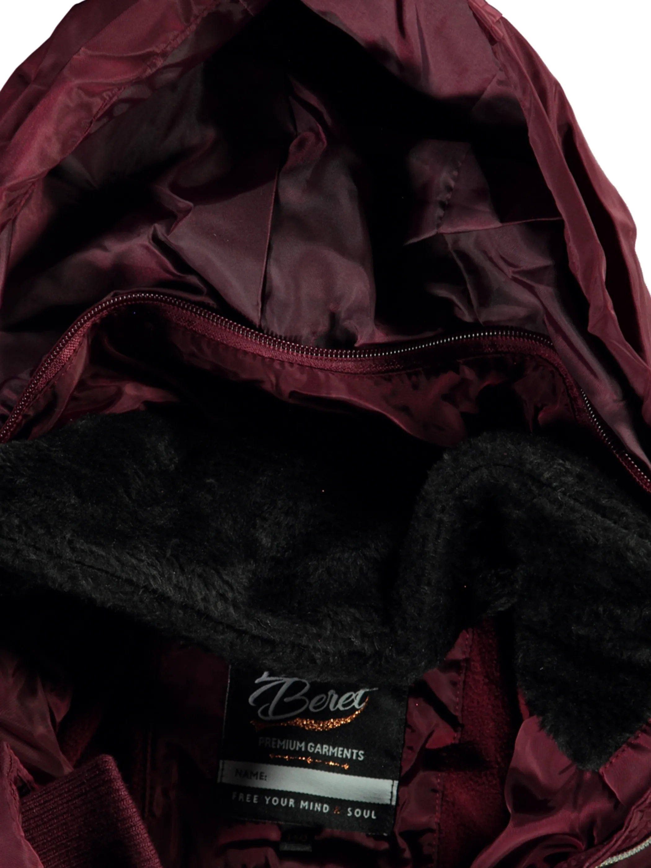 Stop + Go TG Winterjacke in bordeaux mit Rot 851258 BORDEAUX 3