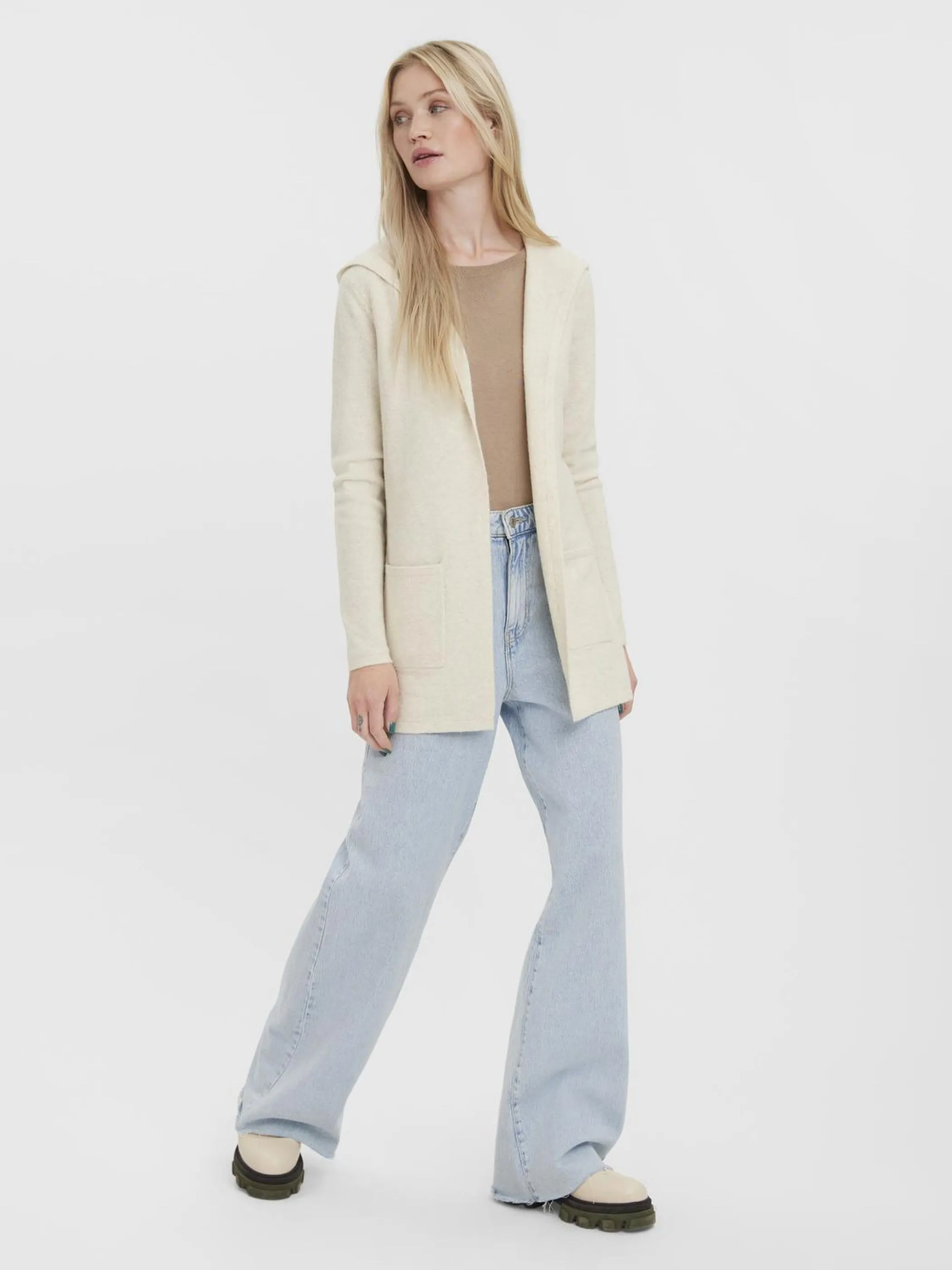 Vero Moda 10235948 VMDOFFY LS OPEN HOOD Weiß 837728 222913001 4 Vero Moda 10235948 VMDOFFY LS OPEN HOOD Weiß 837728 222913001 4