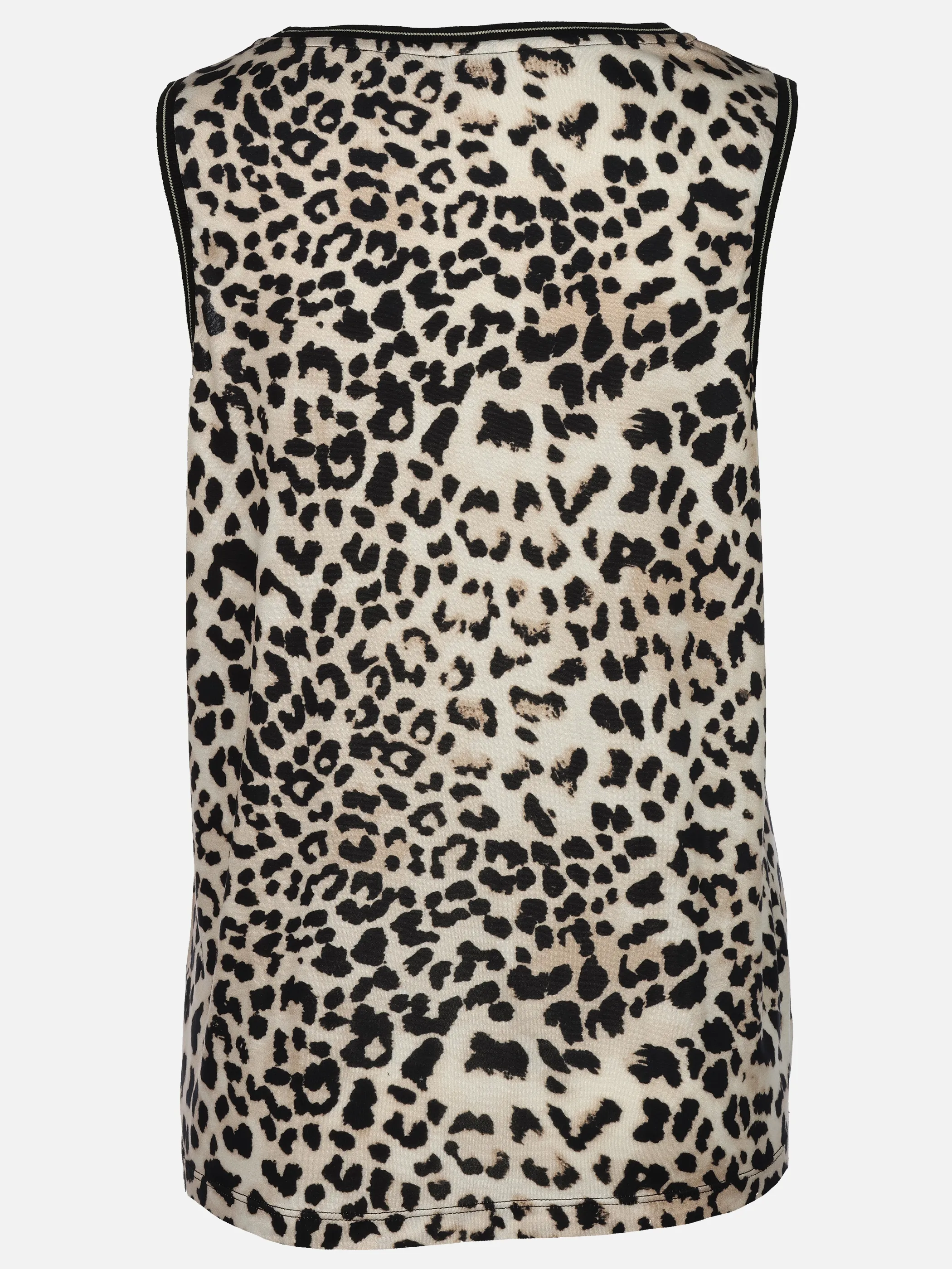 Lisa Tossa Da-Top m. Strick-Bündchen Braun 926186 LEOPRINT 2