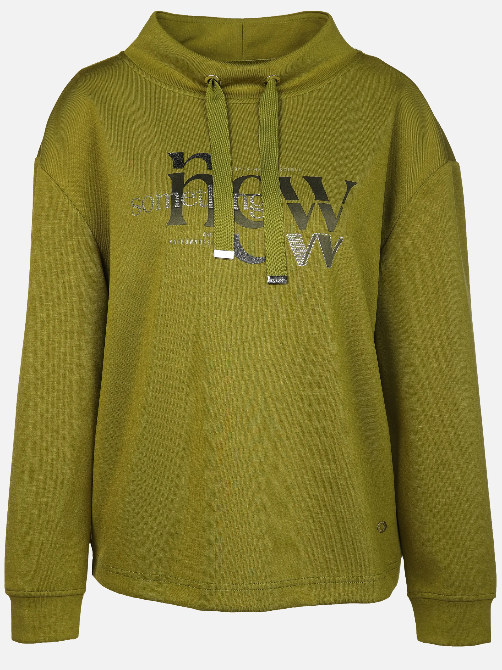 Lisa Tossa Da-Edel Sweatshirt m. Stehkrag Grün 916288 CARDOMON 1 Lisa Tossa Da-Edel Sweatshirt m. Stehkrag Grün 916288 CARDOMON 1