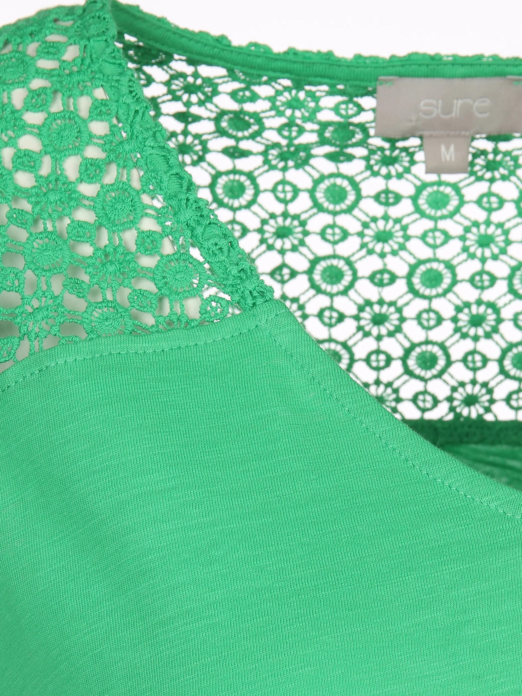 Sure Da-Tank-Top m.Spitze Grün 873512 APPLE 3 Sure Da-Tank-Top m.Spitze Grün 873512 APPLE 3