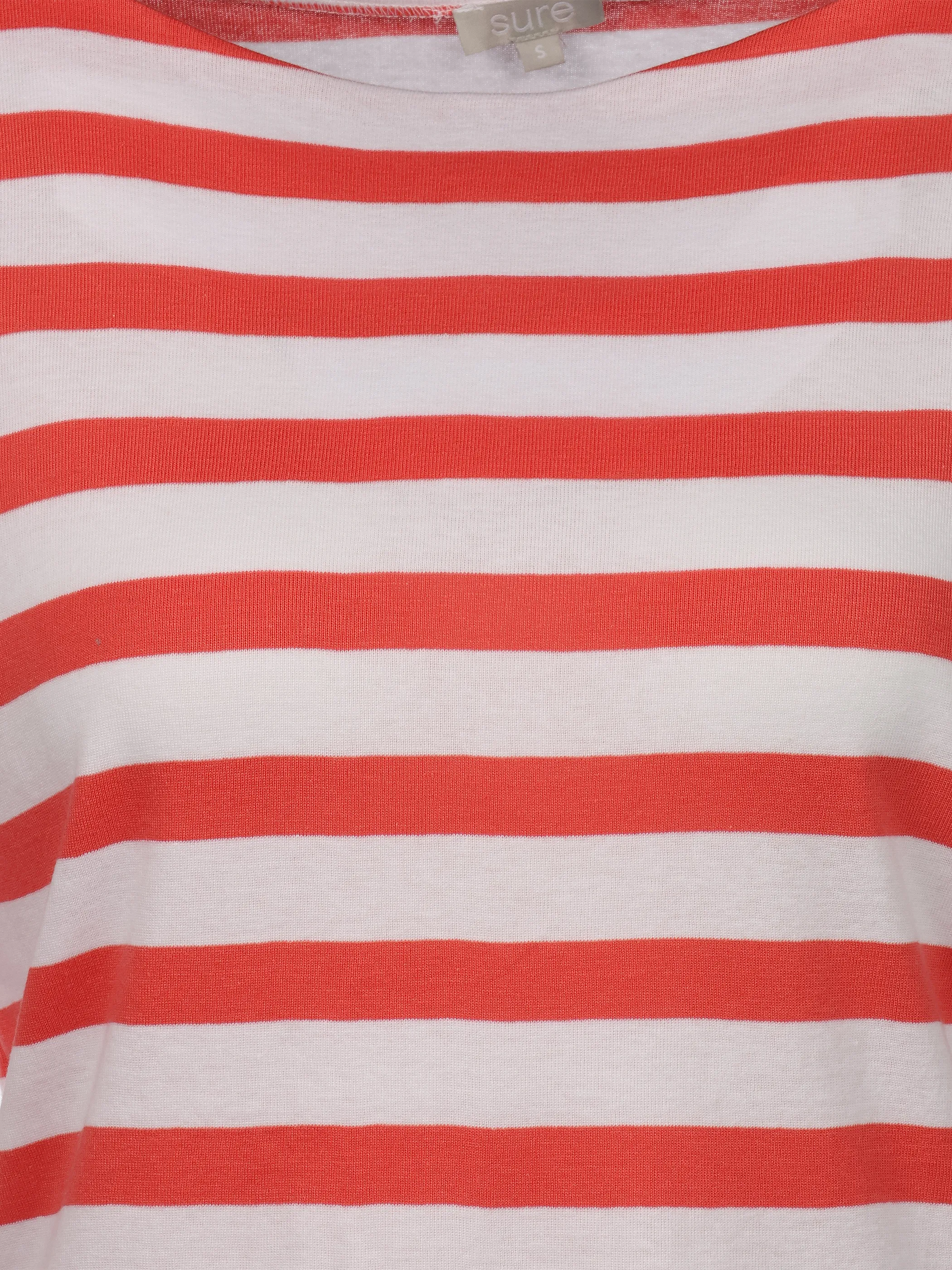 Sure Da-T-Shirt gestreift Rosa 922067 ROSE 3