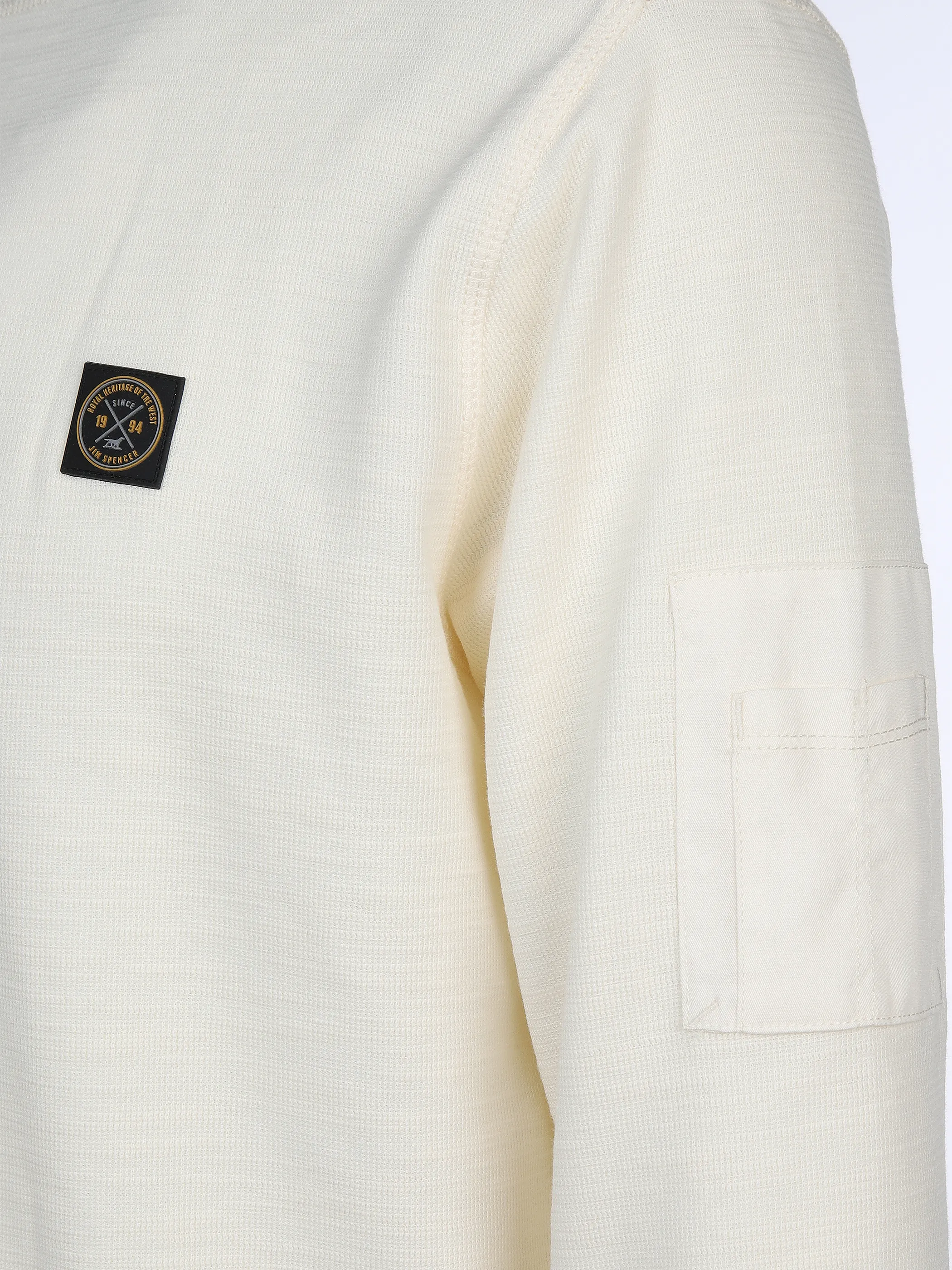 Jim Spencer He. T-Shirt 1/1 Arm RH Weiß 900245 OFFWHITE 3 Jim Spencer He. T-Shirt 1/1 Arm RH Weiß 900245 OFFWHITE 3