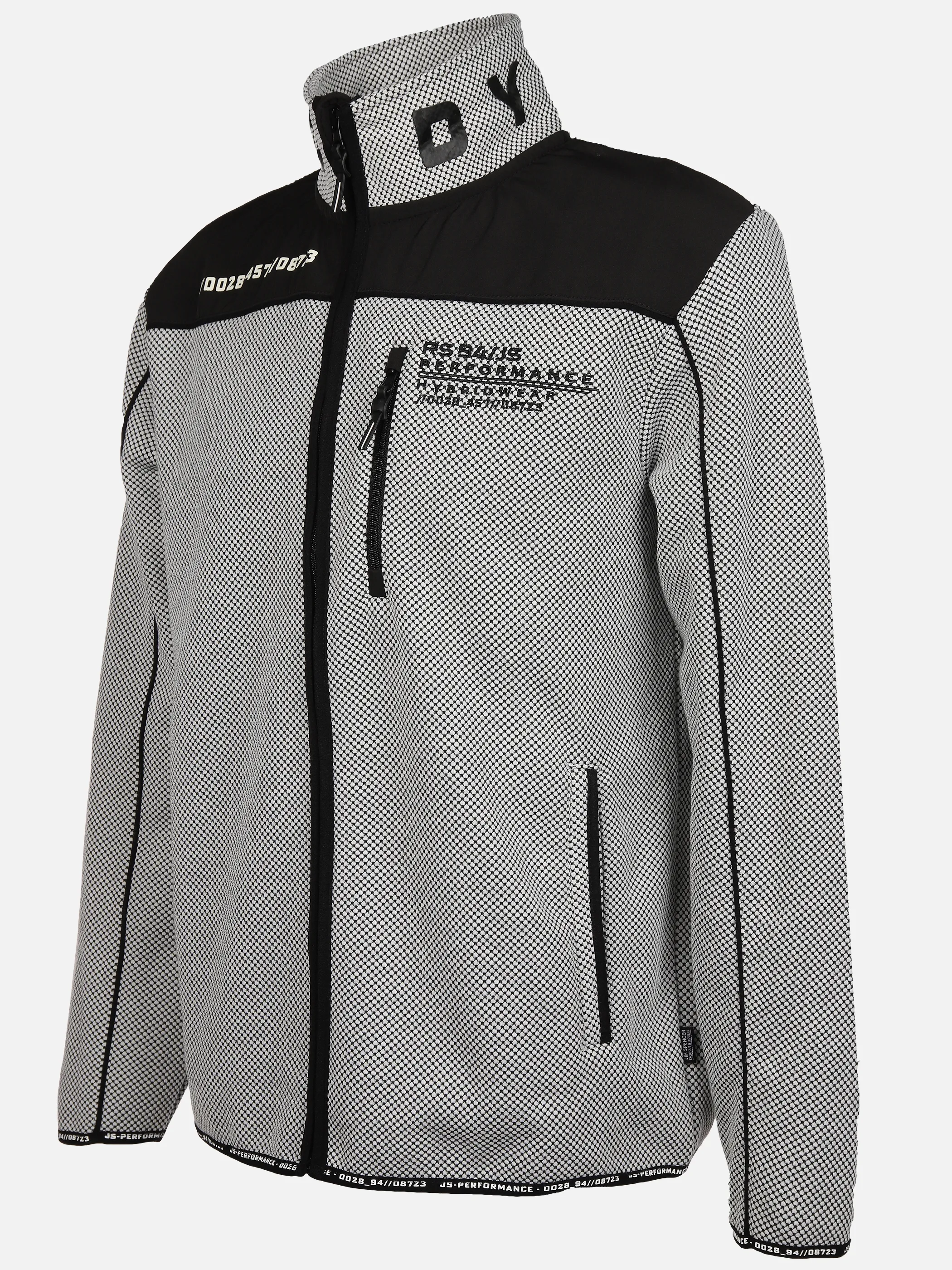 Jim Spencer He. Fleecejacke RV Appli Weiß 888352 WHITE 3 Jim Spencer He. Fleecejacke RV Appli Weiß 888352 WHITE 3