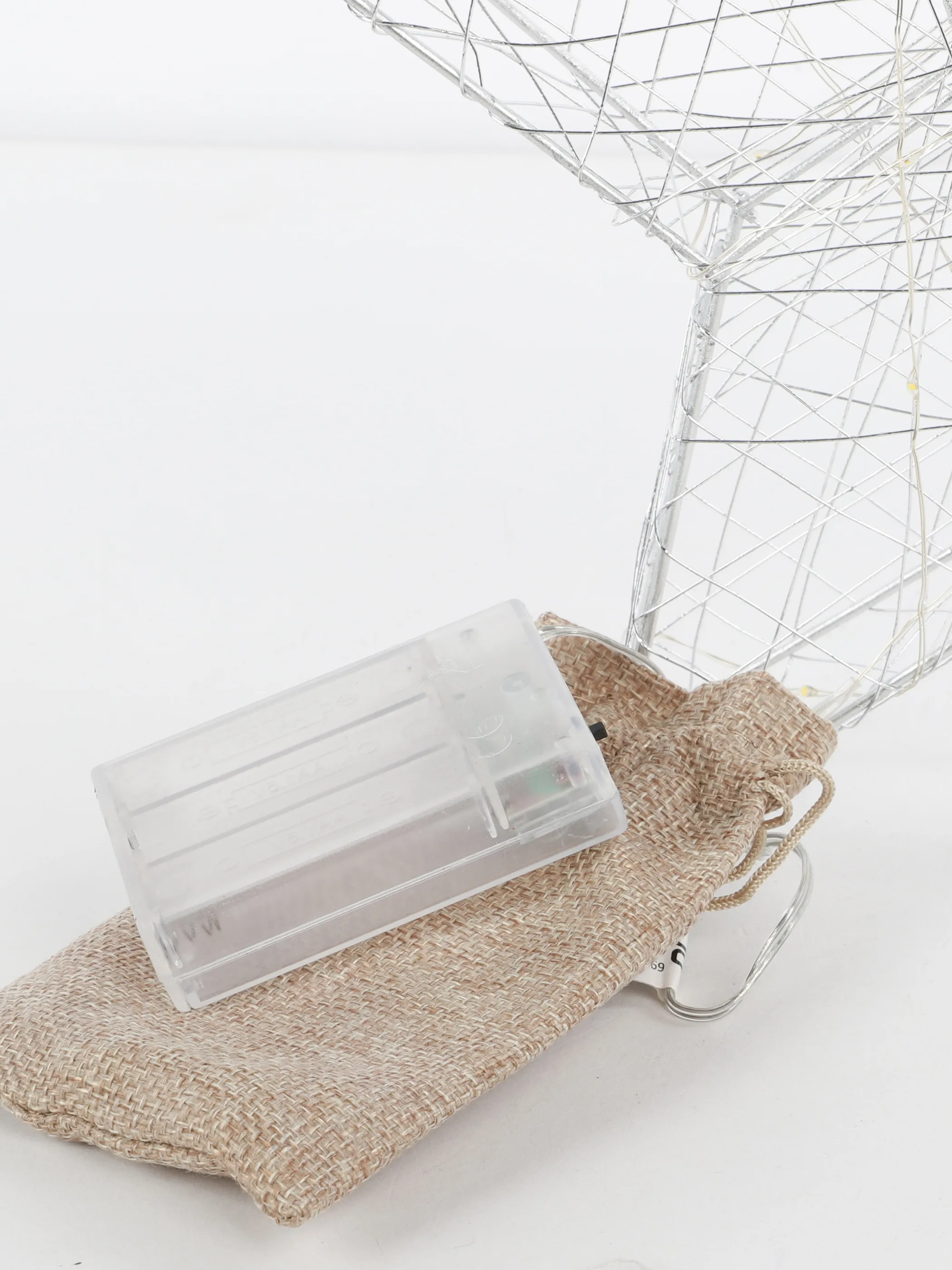 Weihnachten LED Stern Draht 30cm Weiß 901029 WEIß 3 Weihnachten LED Stern Draht 30cm Weiß 901029 WEIß 3