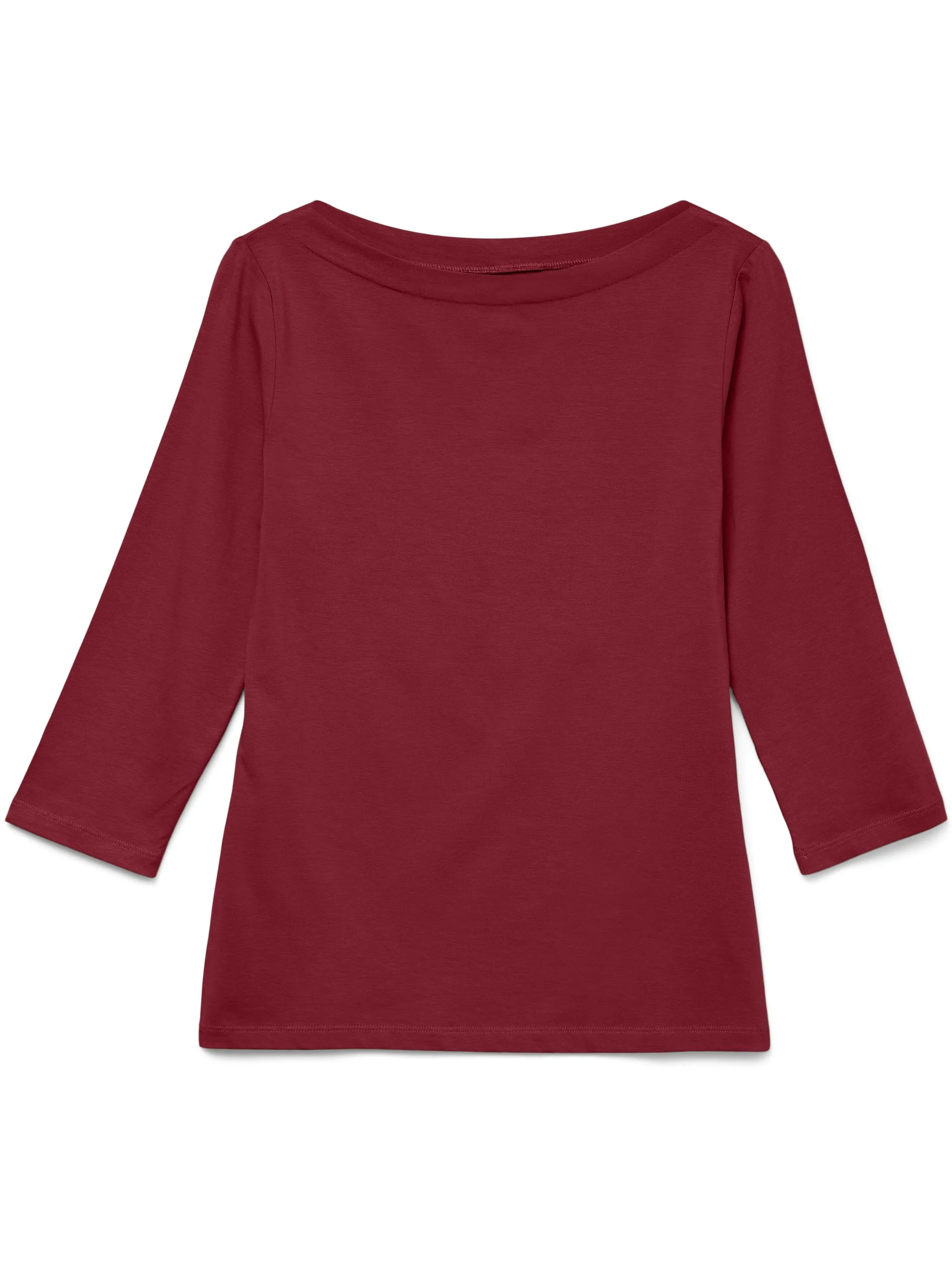 Vero Moda 10274133 VMPANDA MODAL 3/4 TOP Rot 866193 230355 5