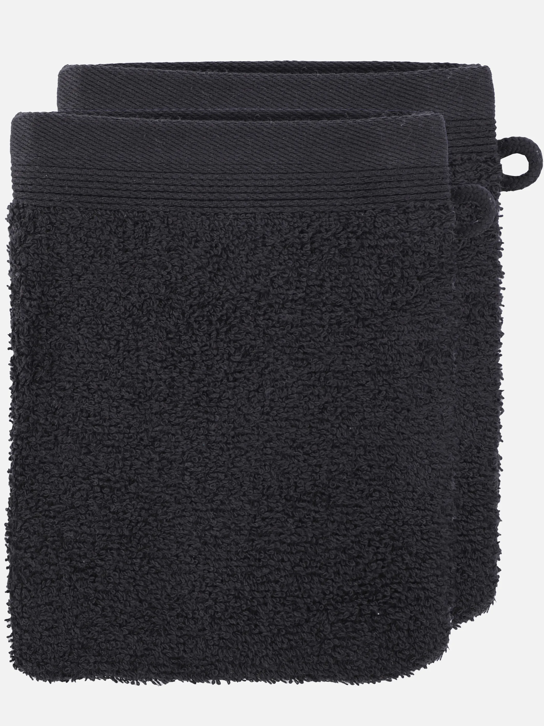 Villa Grinario Waschhandschuh 2er Set Schwarz 892473 SCHWARZ 2 Villa Grinario Waschhandschuh 2er Set Schwarz 892473 SCHWARZ 2