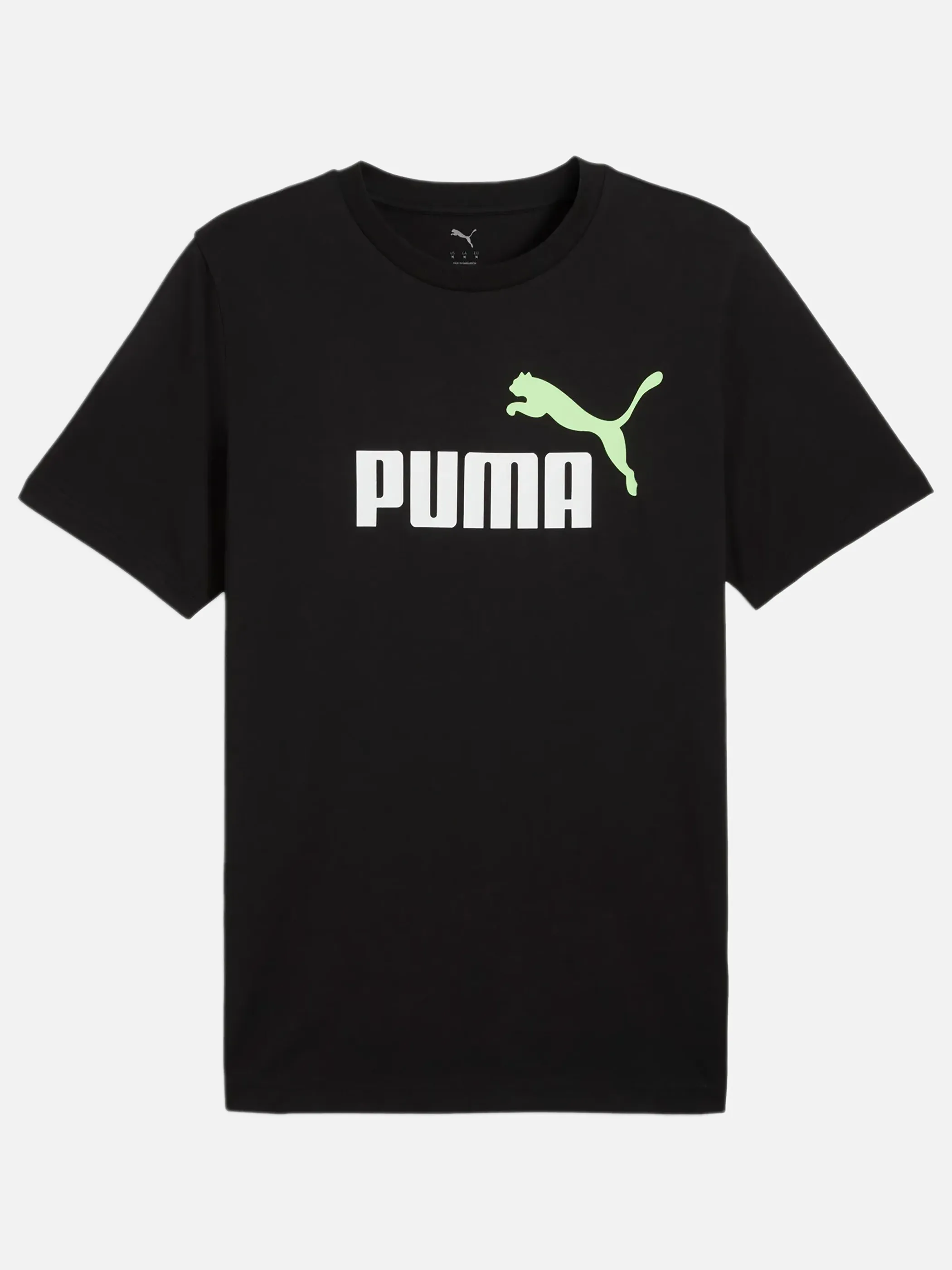 Puma 684708 He-T-Shirt ESS 2 COLOR No. 1 Logo Grün 904557 0051 1