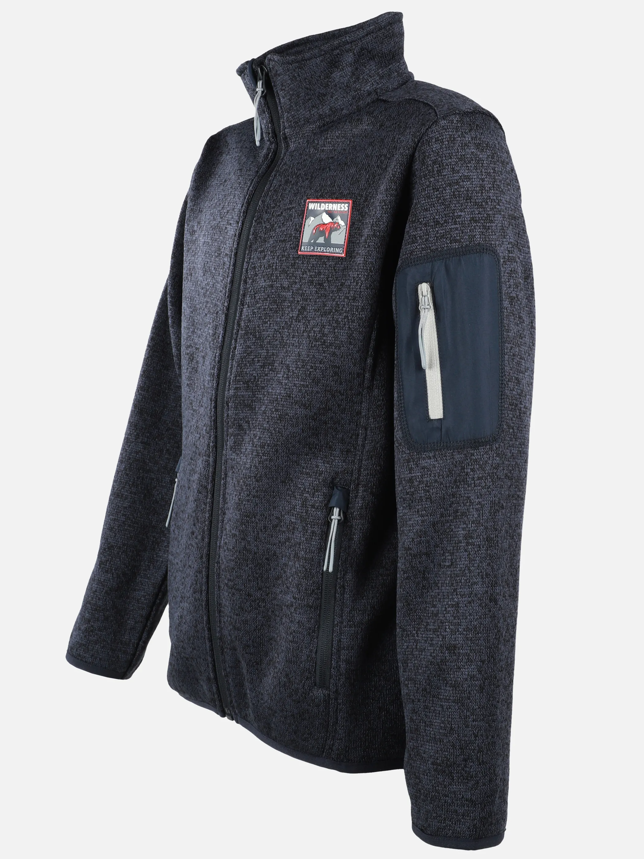 Grinario Sports TB-Fleece Jacke Blau 912684 BLUE 3