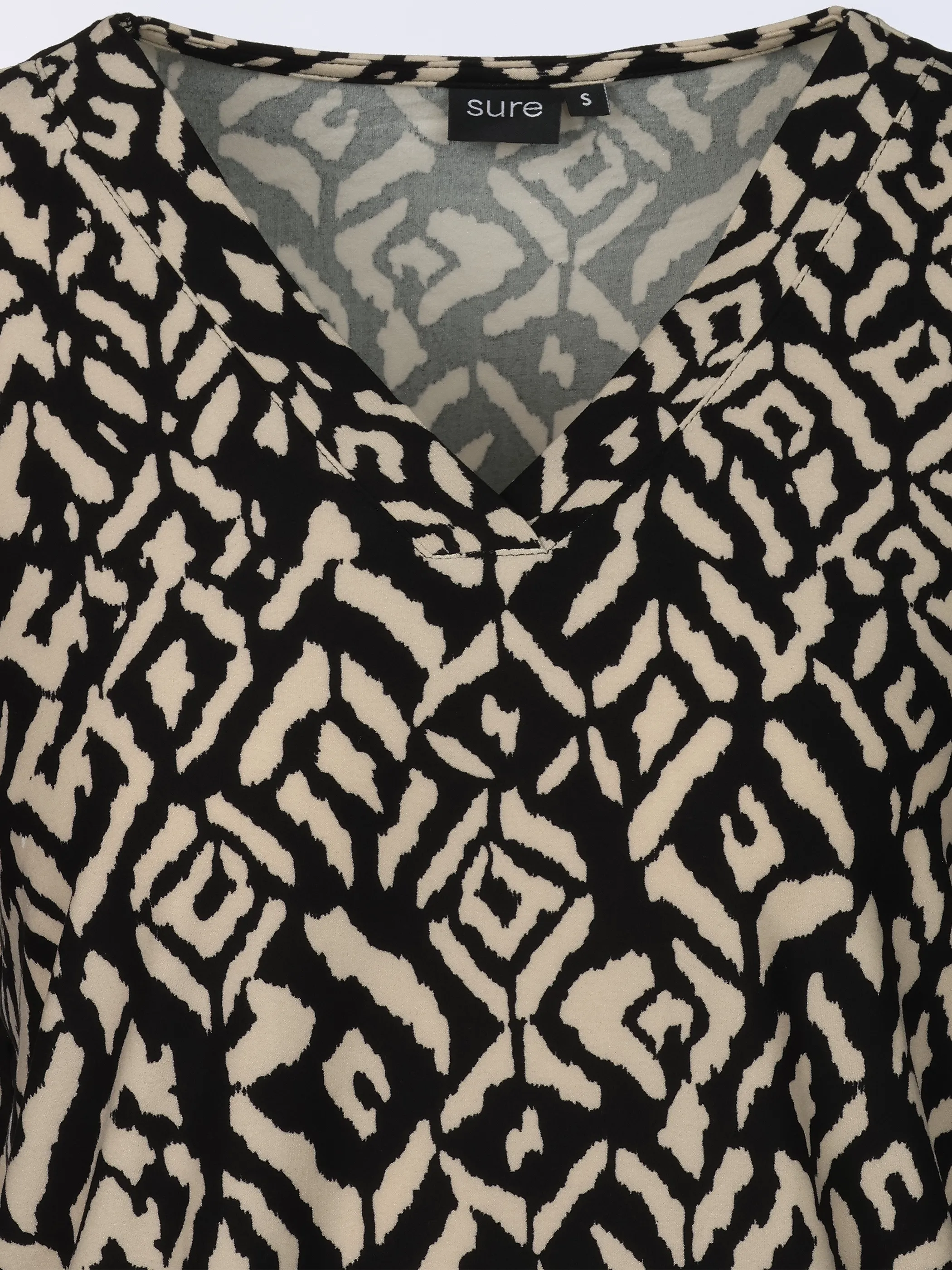 Sure Da-Shirt m. Alloverprint Rosa 922325 ROSE 3