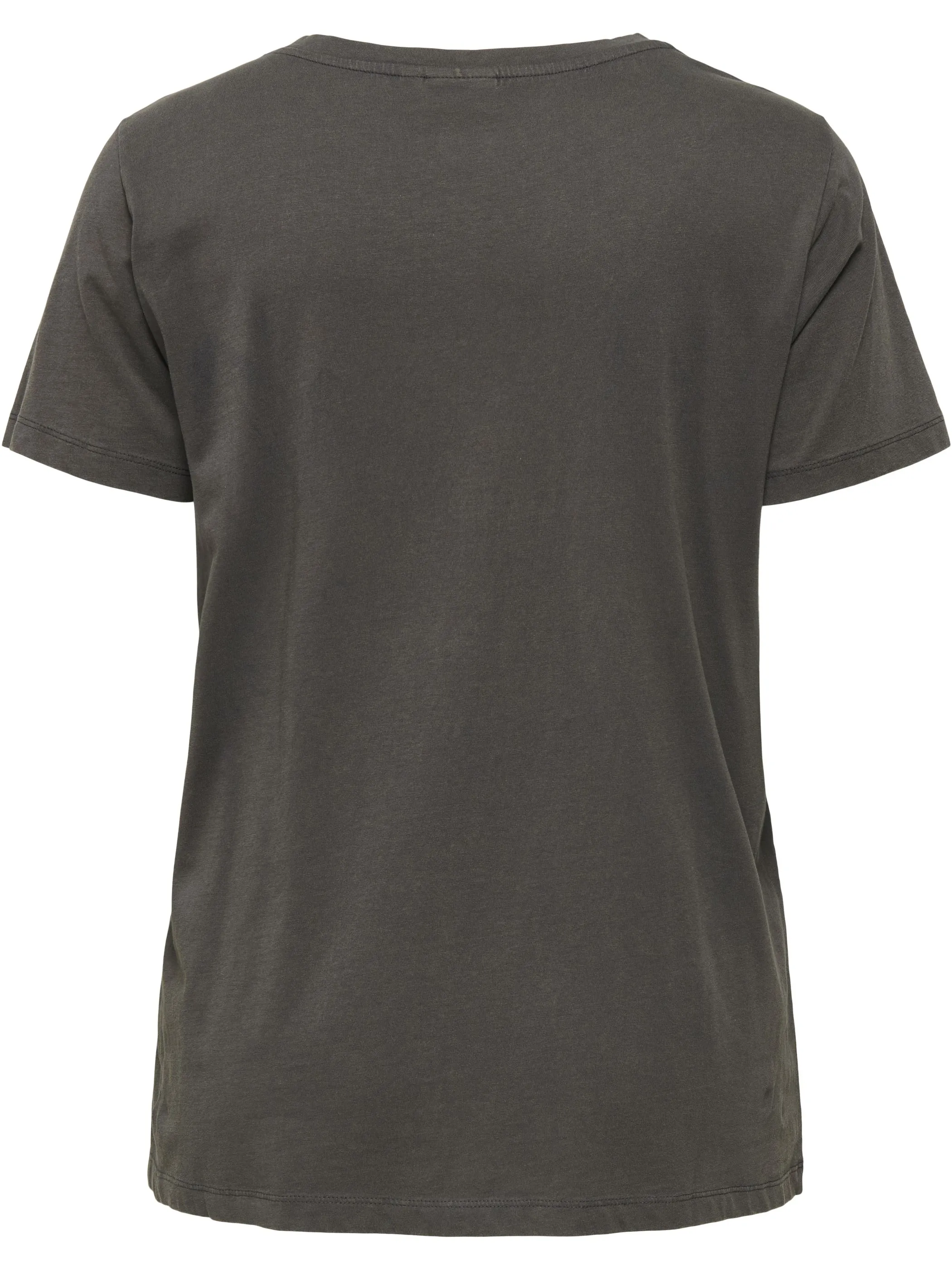Only Carmakoma 15346102 CARLEN LIFE SS O-NECK Grau 909691 206073002 2