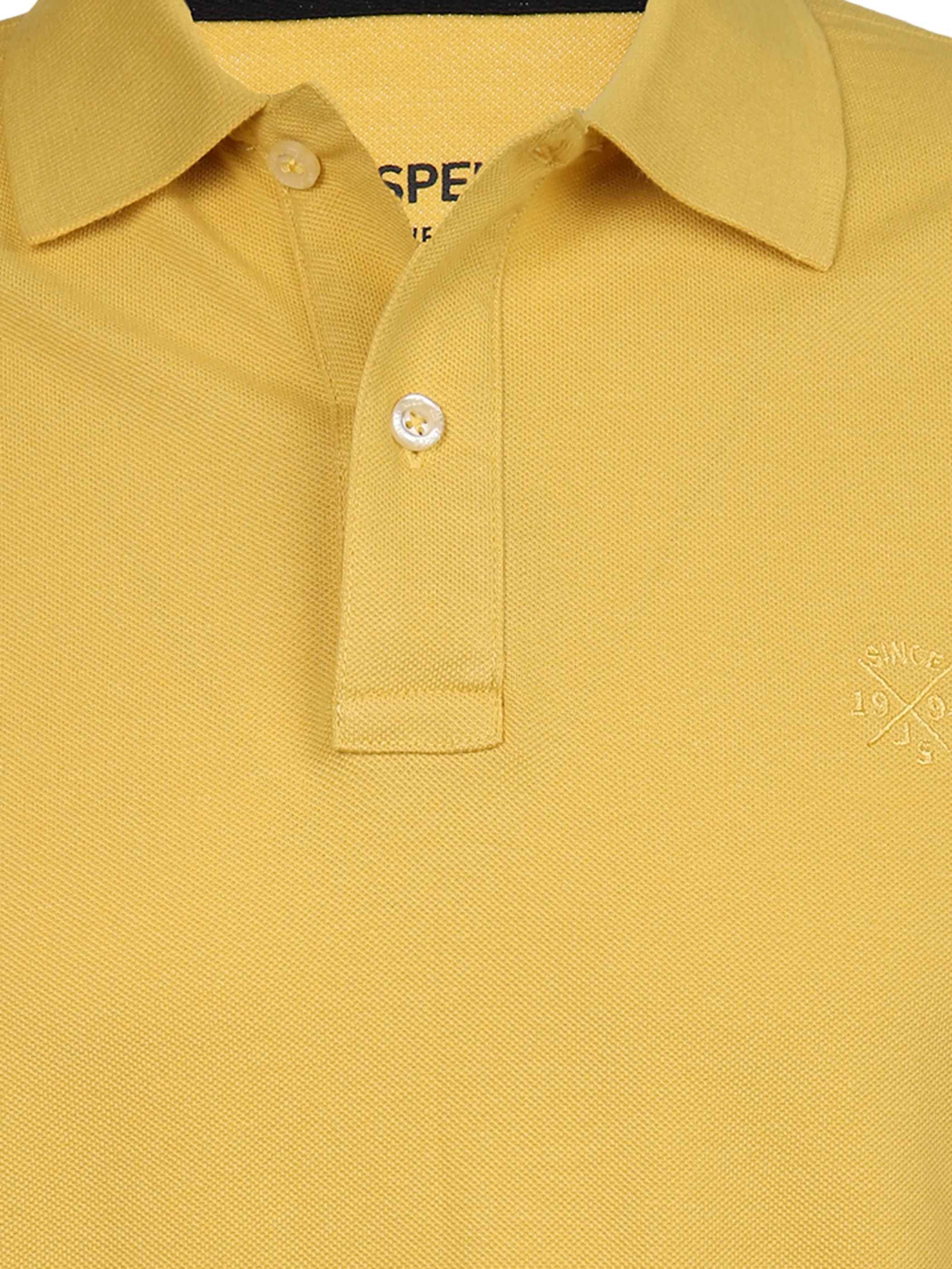 Jim Spencer He. Poloshirt 1/2 Arm uni basic Gelb 890325 YELLOW 3 Jim Spencer He. Poloshirt 1/2 Arm uni basic Gelb 890325 YELLOW 3