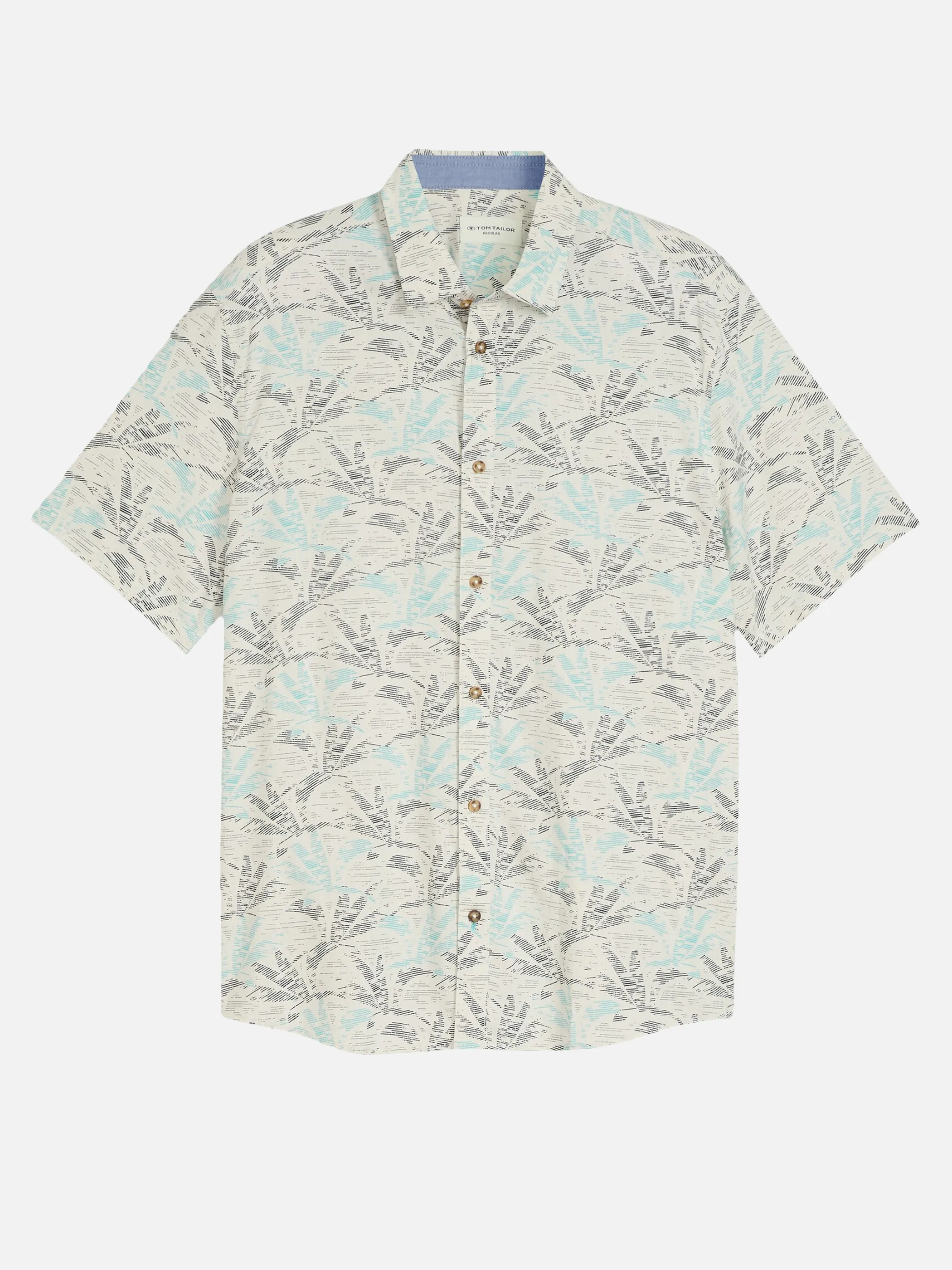 Tom Tailor 1049605 printed shirt Weiß 922126 39713 3