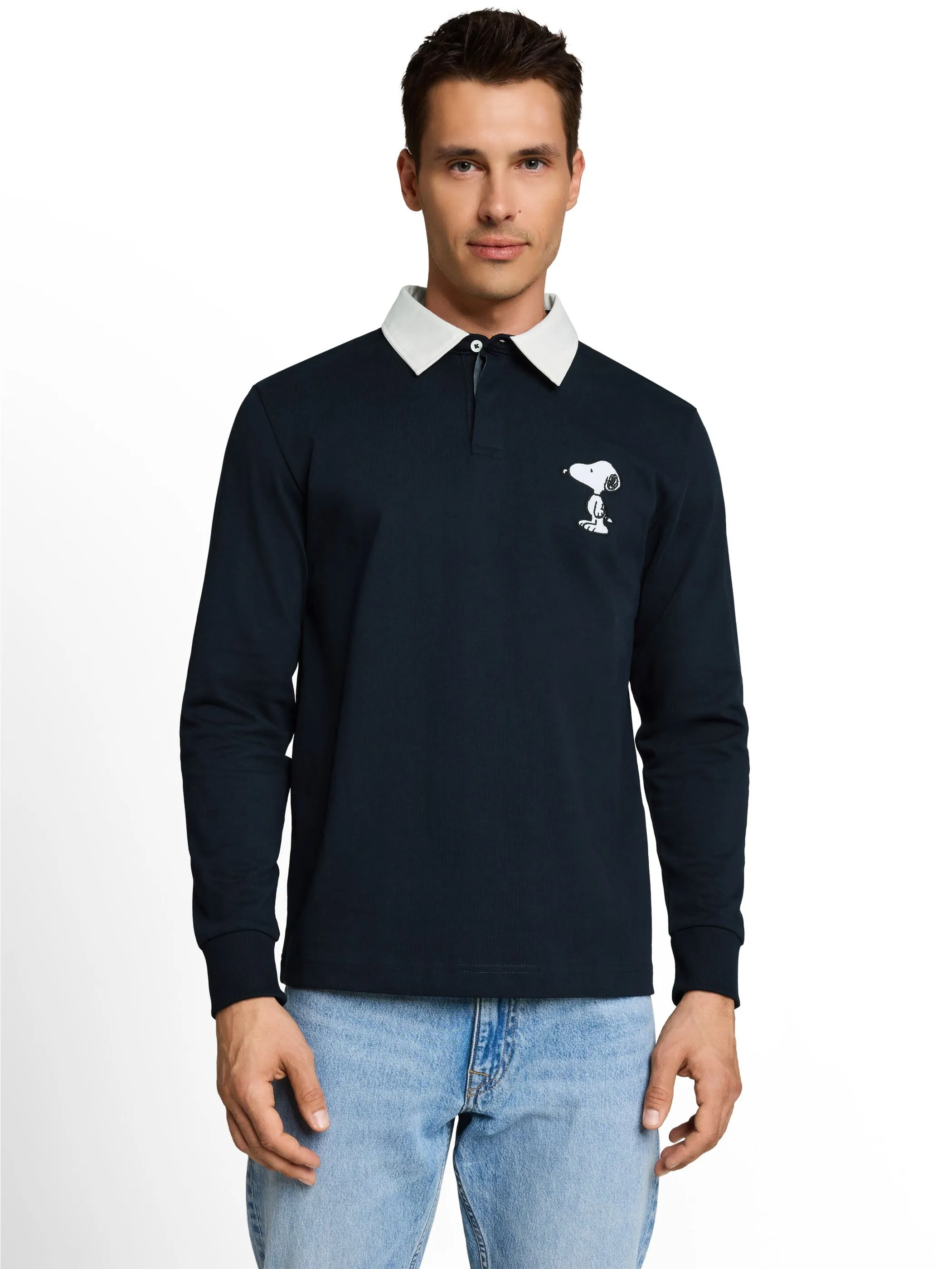Tom Tailor 1053464 PEANUTS printed rugby poloshirt Blau 933843 10668 1
