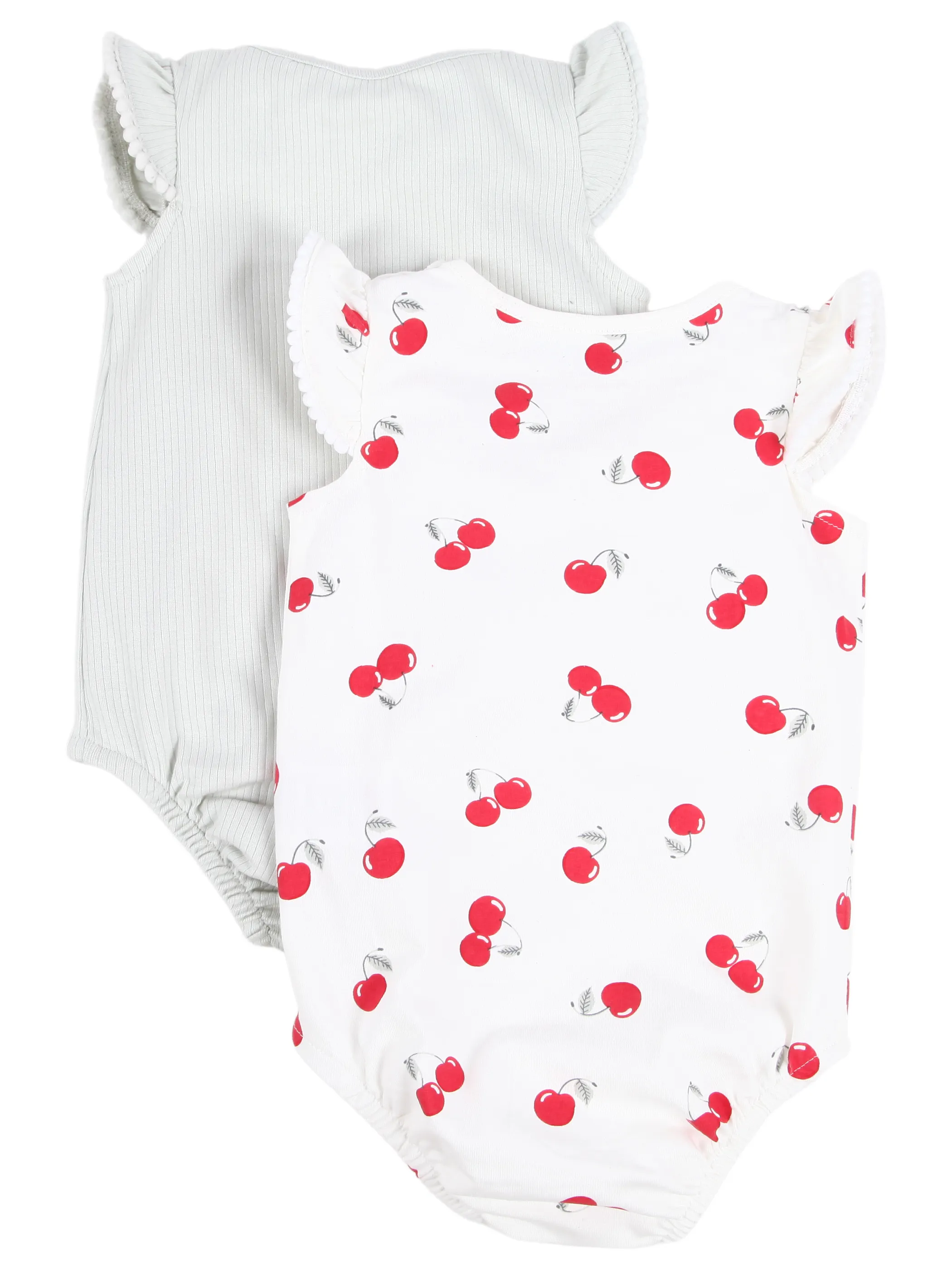 Bubble Gum BM 2 pcs Bodys Weiß AOP, Grün Weiß 924523 WEIß/GRÜN 2
