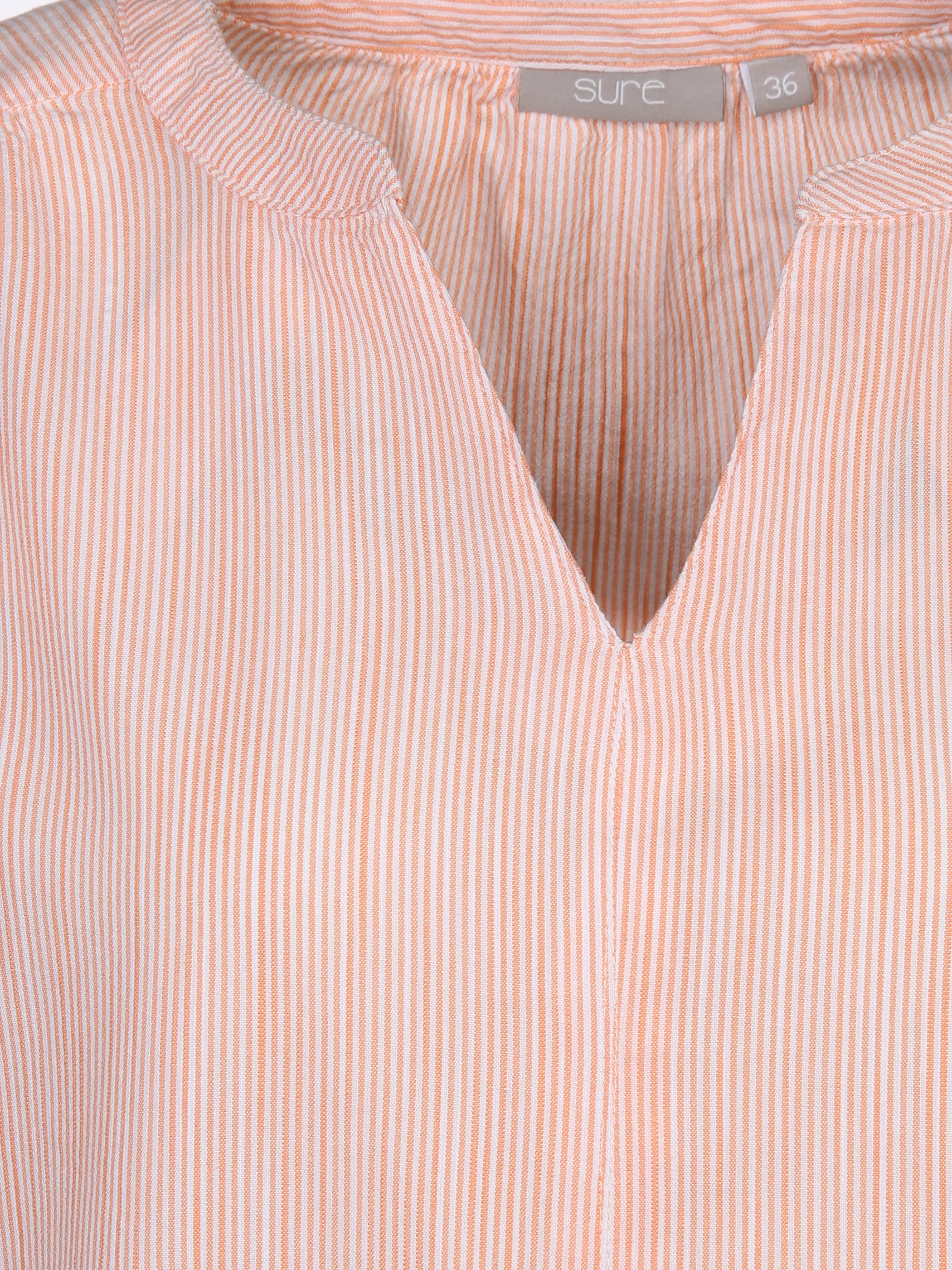 Sure Da-Streifenbluse Orange 890383 PAPAYA 3