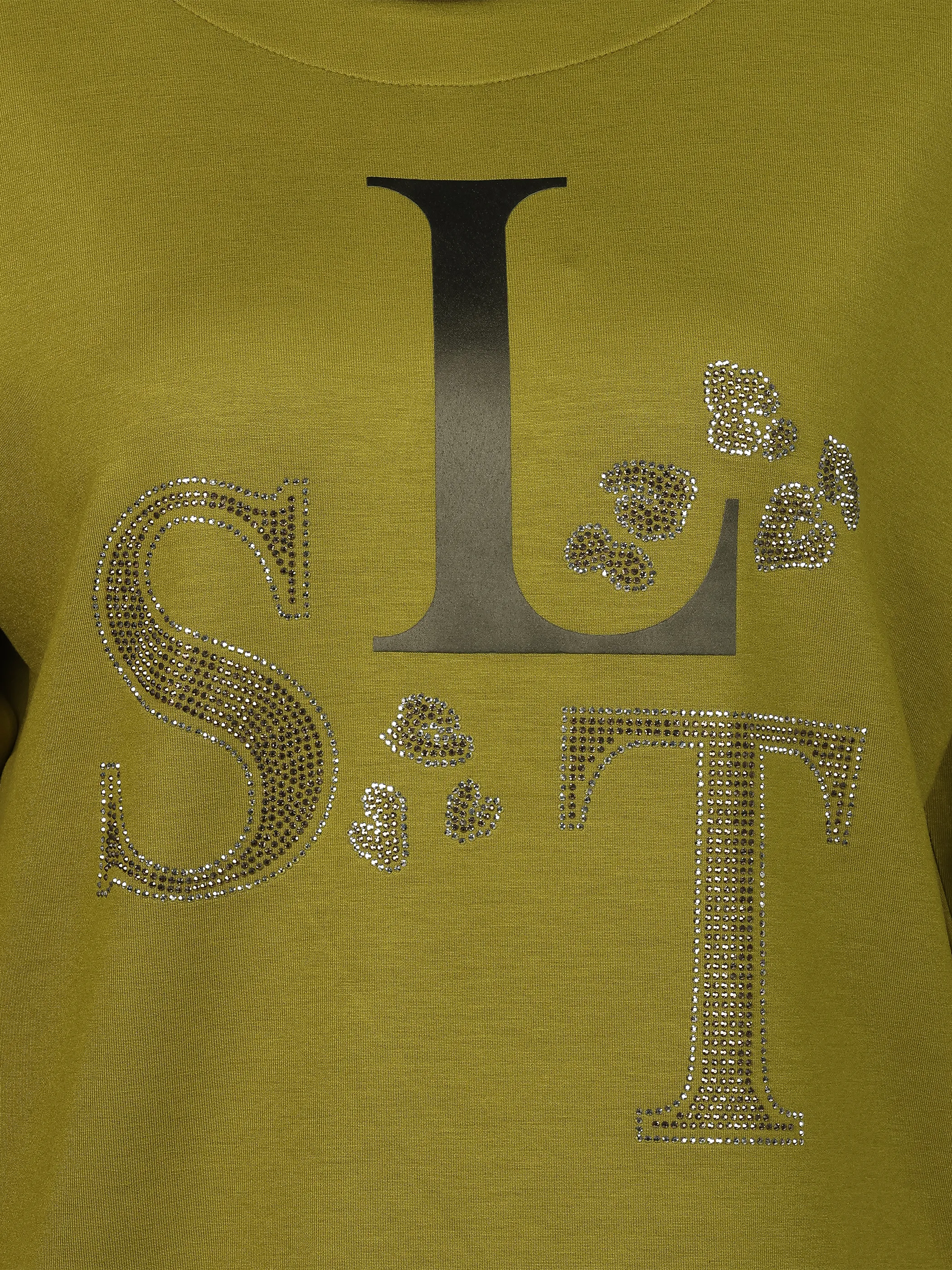 Lisa Tossa Da-Sweatshirt m. Applikation Grün 916295 CARDAMOM 3