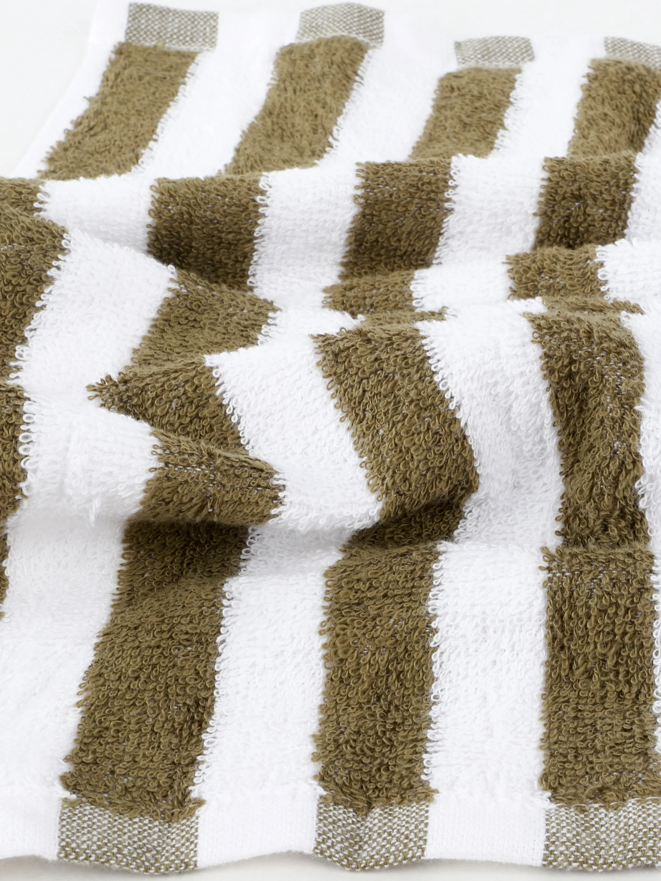 Dream House Handtuch gestreift 50x90 Grün 919673 MOSS 3