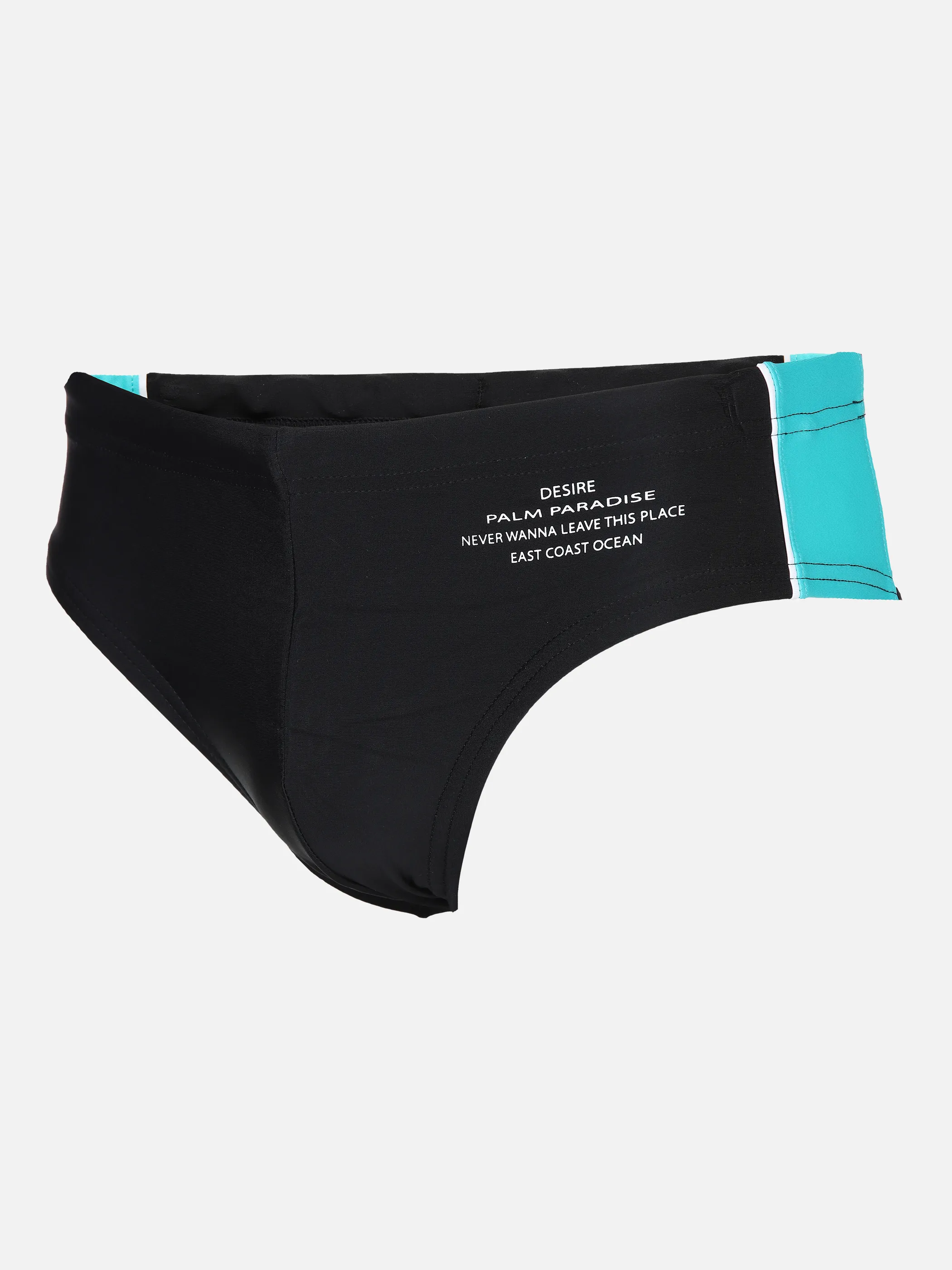 Grinario Sports He-Badeshorts Schwarz 877174 BLACK/TÜRK 1 Grinario Sports He-Badeshorts Schwarz 877174 BLACK/TÜRK 1