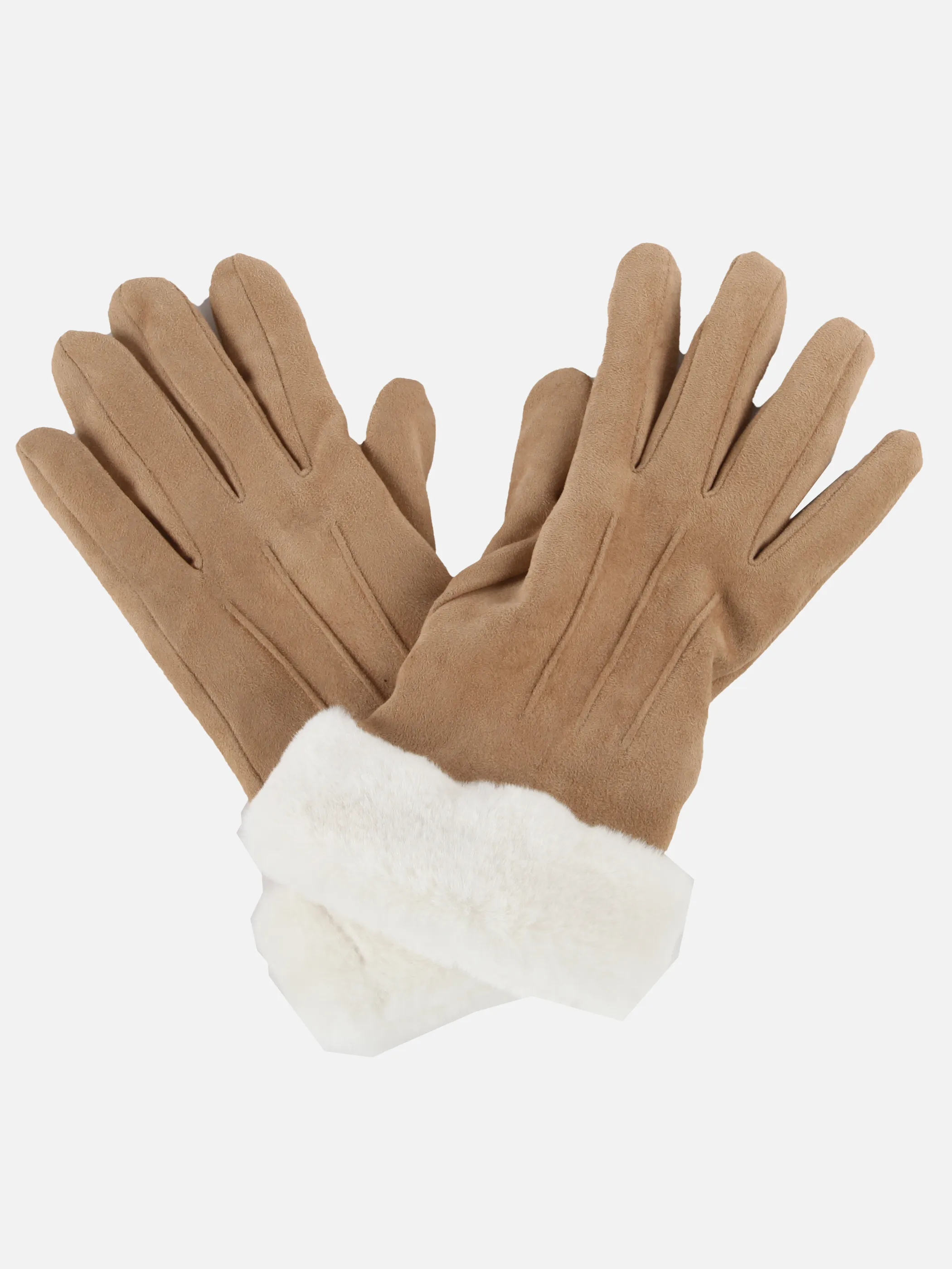 Sure Da-Handschuhe m. Kunstpelz Braun 915081 CAMEL 1