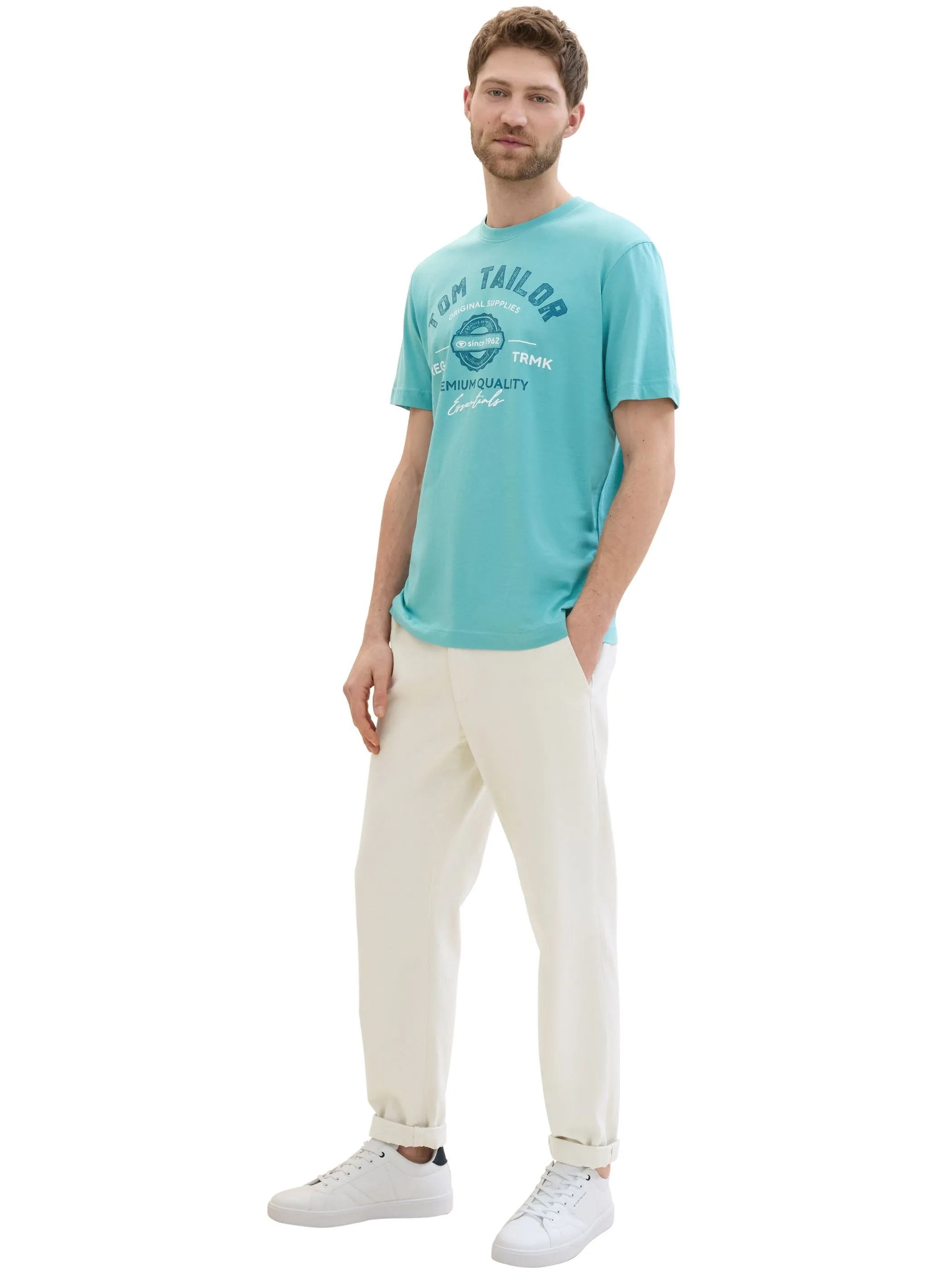 Tom Tailor 1037735 NOS logo tee Grün 884276 35272 3