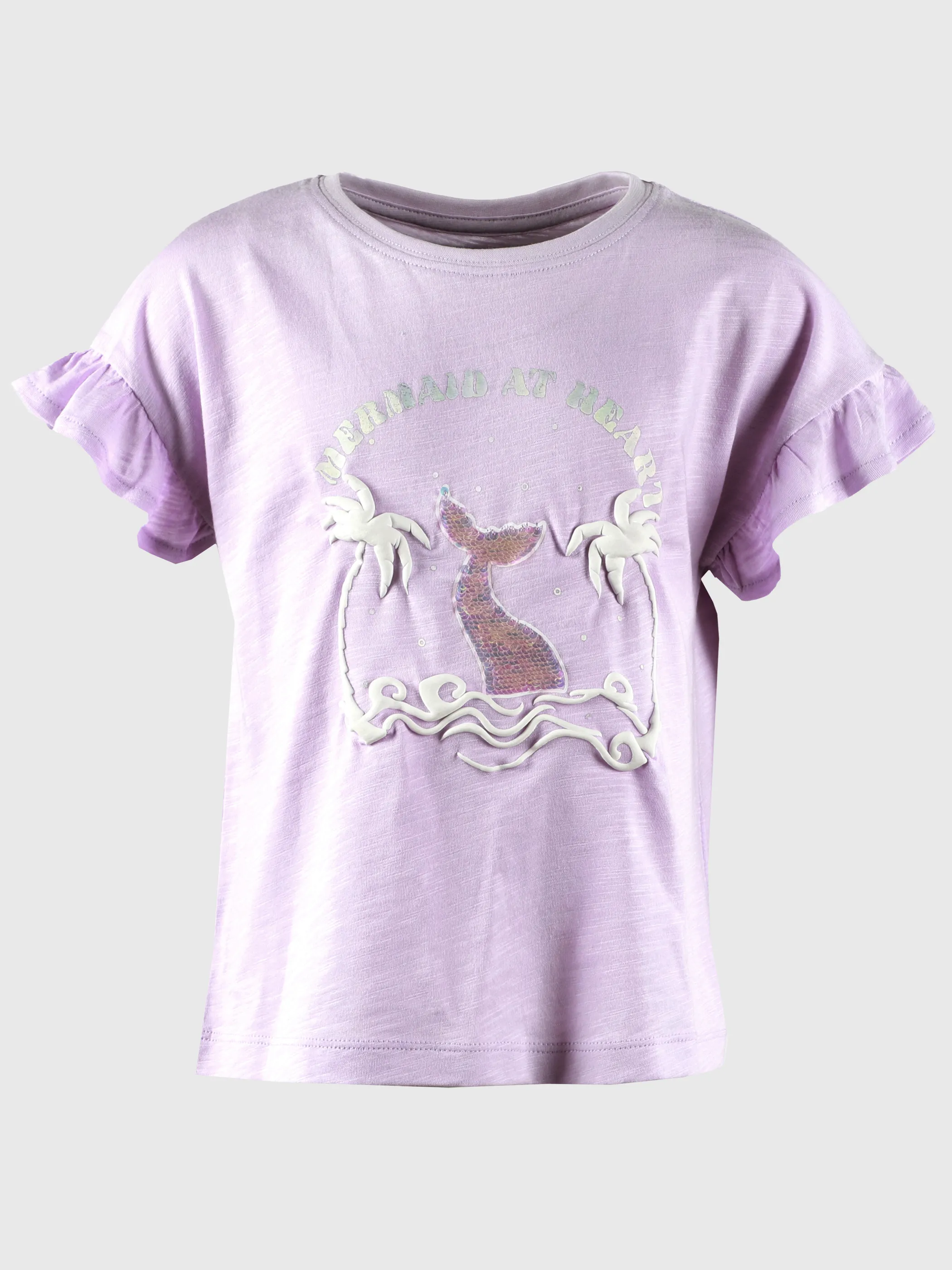 Bubble Gum KM T-Shirt Meerjungfrauen Print in Lila Lila 908869 LILA 1