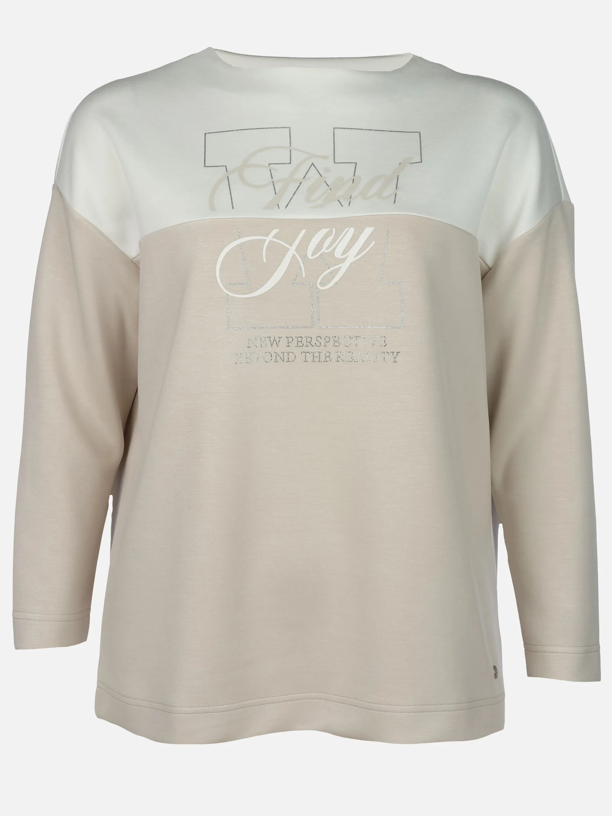 Sonja Blank Da-gr.Gr. Edelsweatshirt Beige 925979 FRENCH 1