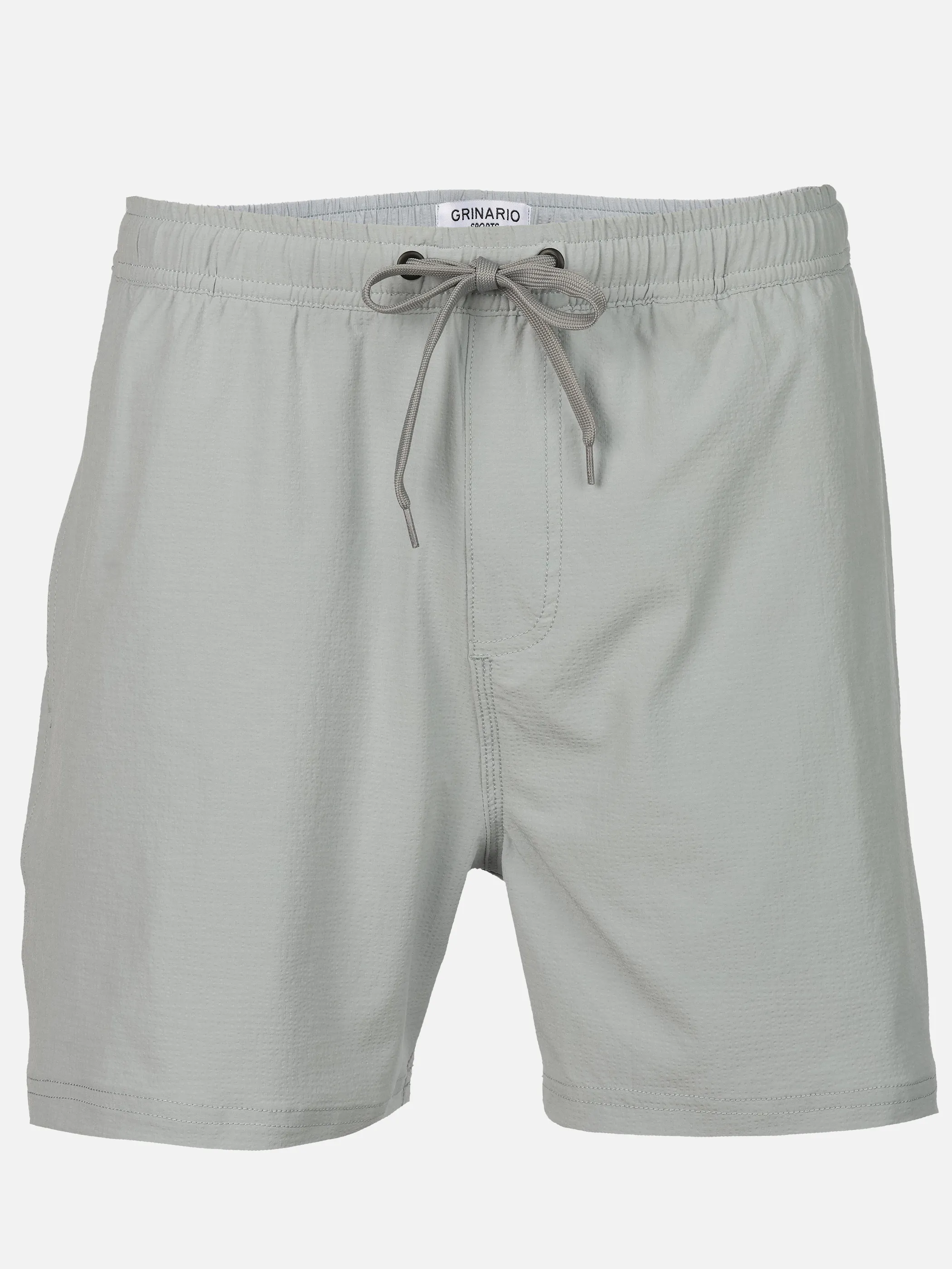 Grinario Sports He-Badeshorts, Seersucker, m. Gesäßtasche Grau 923519 LIGHT GREY 1