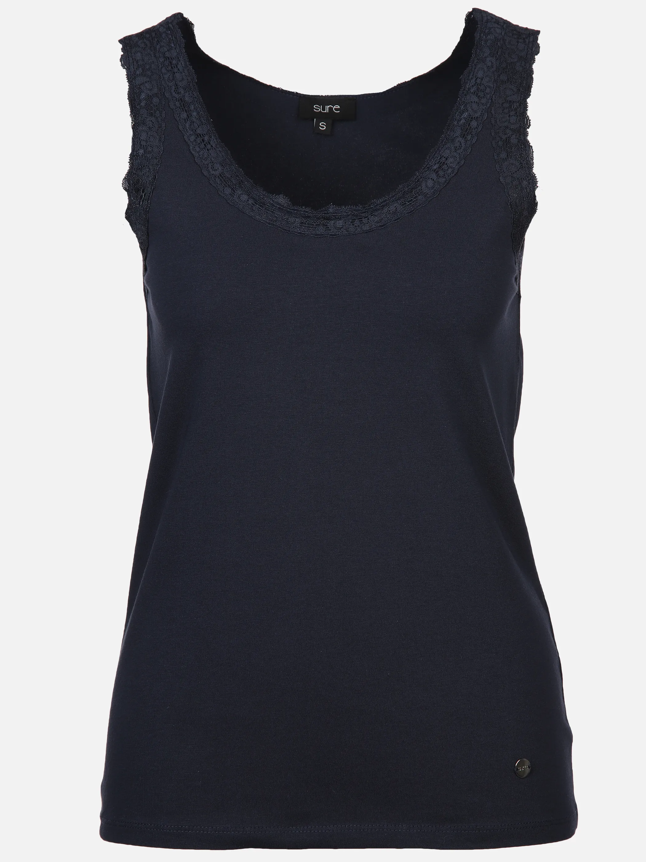 Sure Da-Top m. Spitzendetail Marine 893034 MARINE 1 Sure Da-Top m. Spitzendetail Marine 893034 MARINE 1