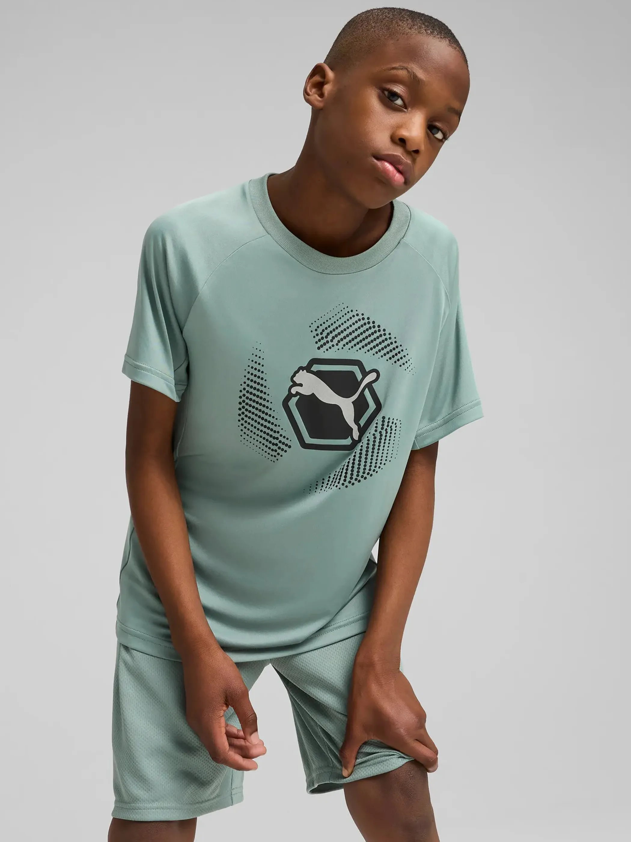 Puma 685182 TB-T-Shirt ACTIVE SPORTS Graphic Grün 904560 0030 3