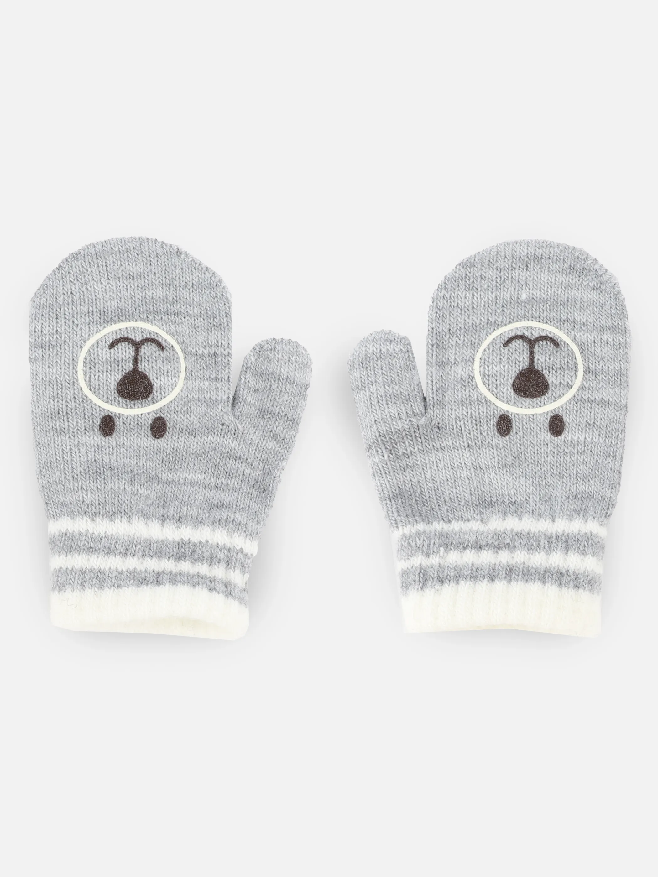 Bubble Gum BJ-Handschuhe mit Bären Grau 916837 GREY 2